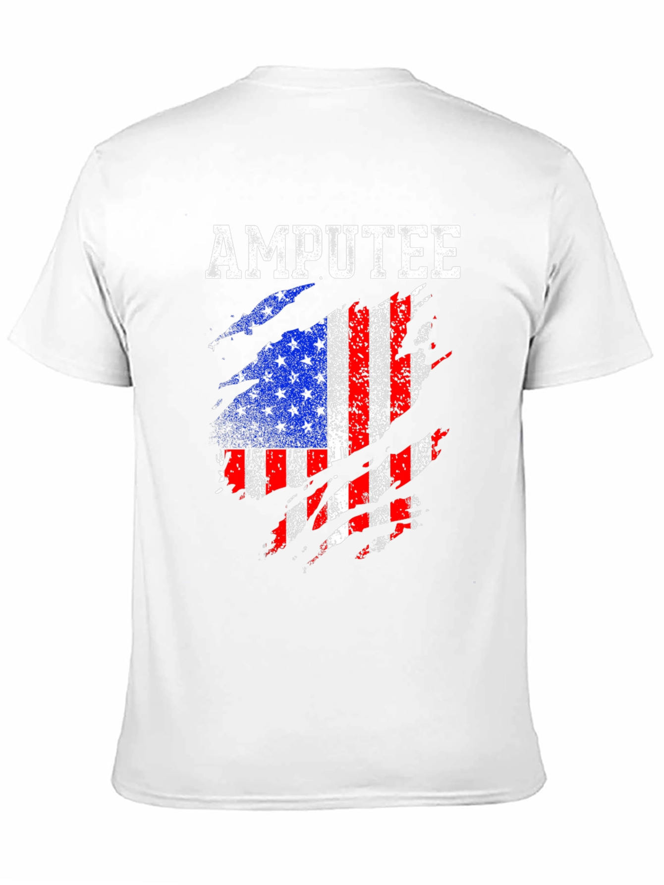 Amputee American Flag T-Shirt - Patriotic Support Tee