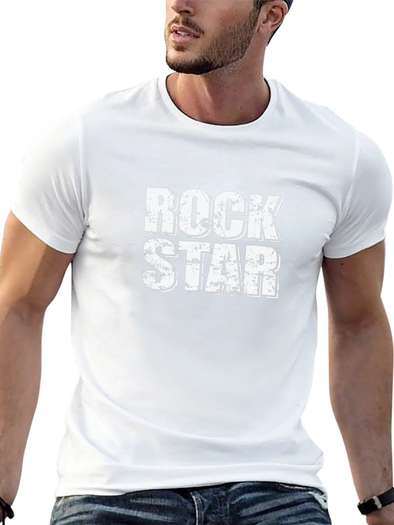 Rock Star Graphic T-Shirt - Black