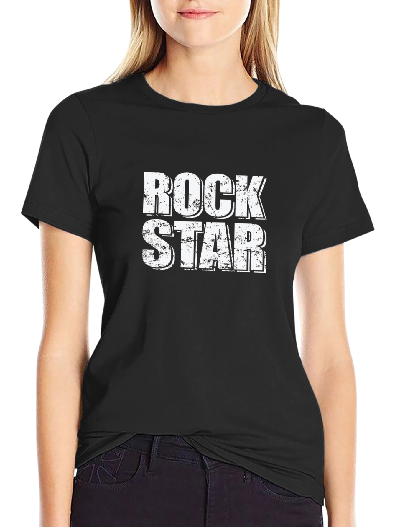 Rock Star Graphic T-Shirt - Black