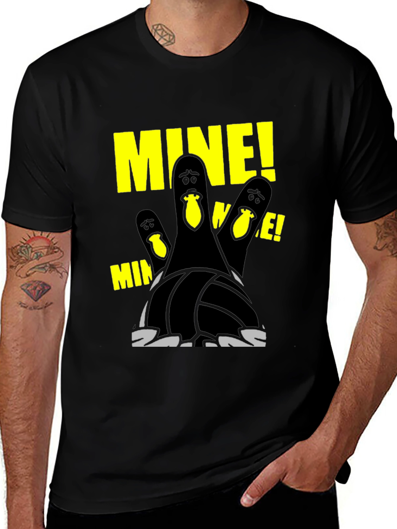 Funny Bowling Pins MINE T-Shirt