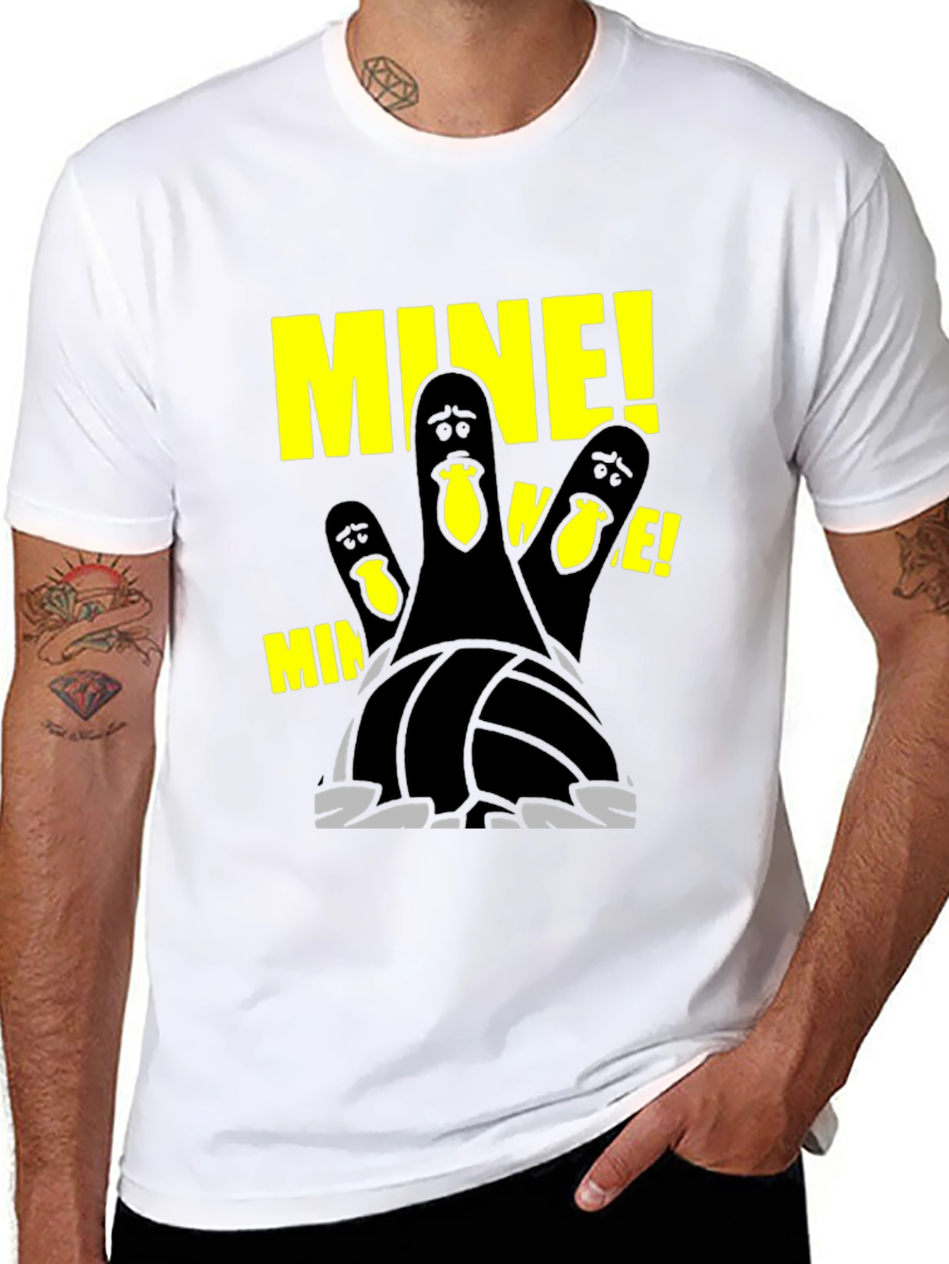 Funny Bowling Pins MINE T-Shirt