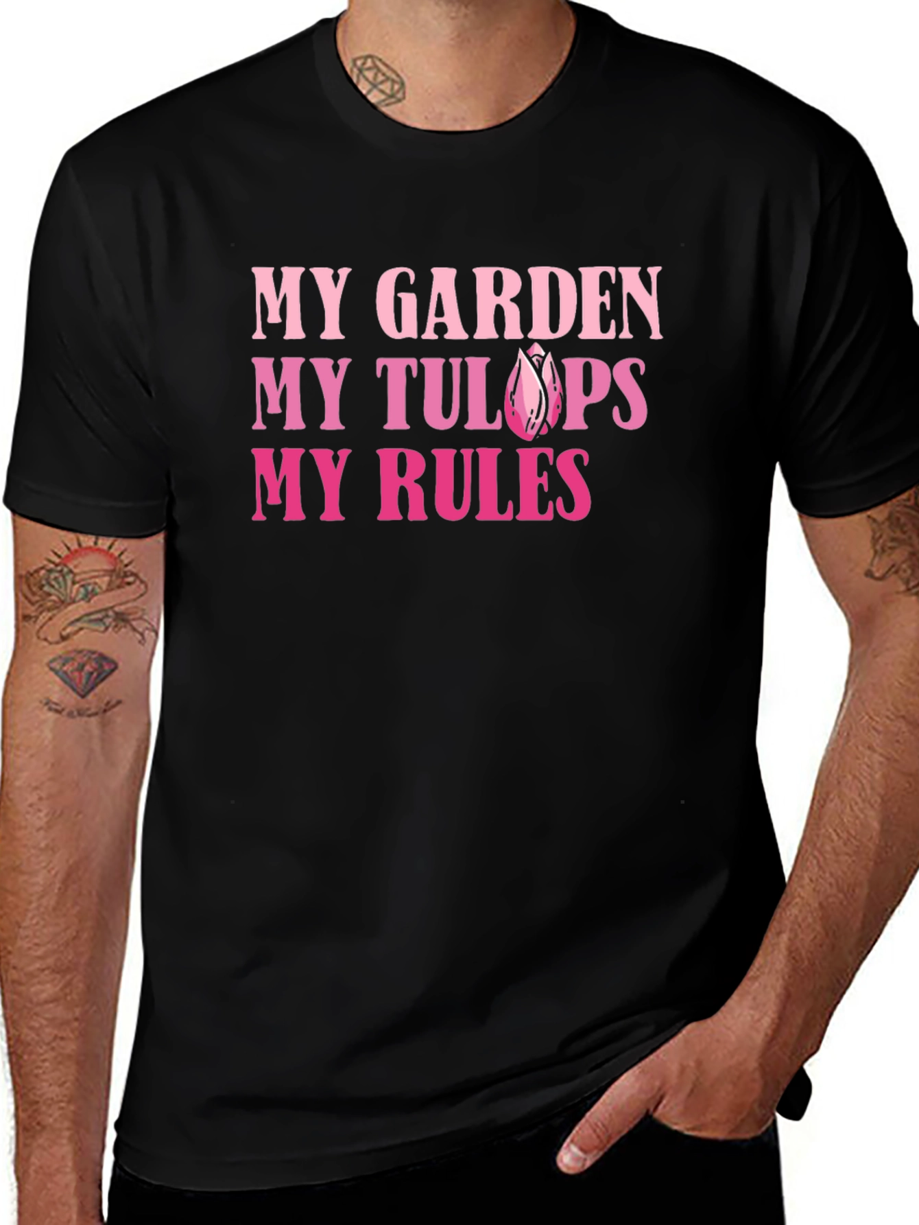 My Garden My Tulips My Rules Graphic Tee