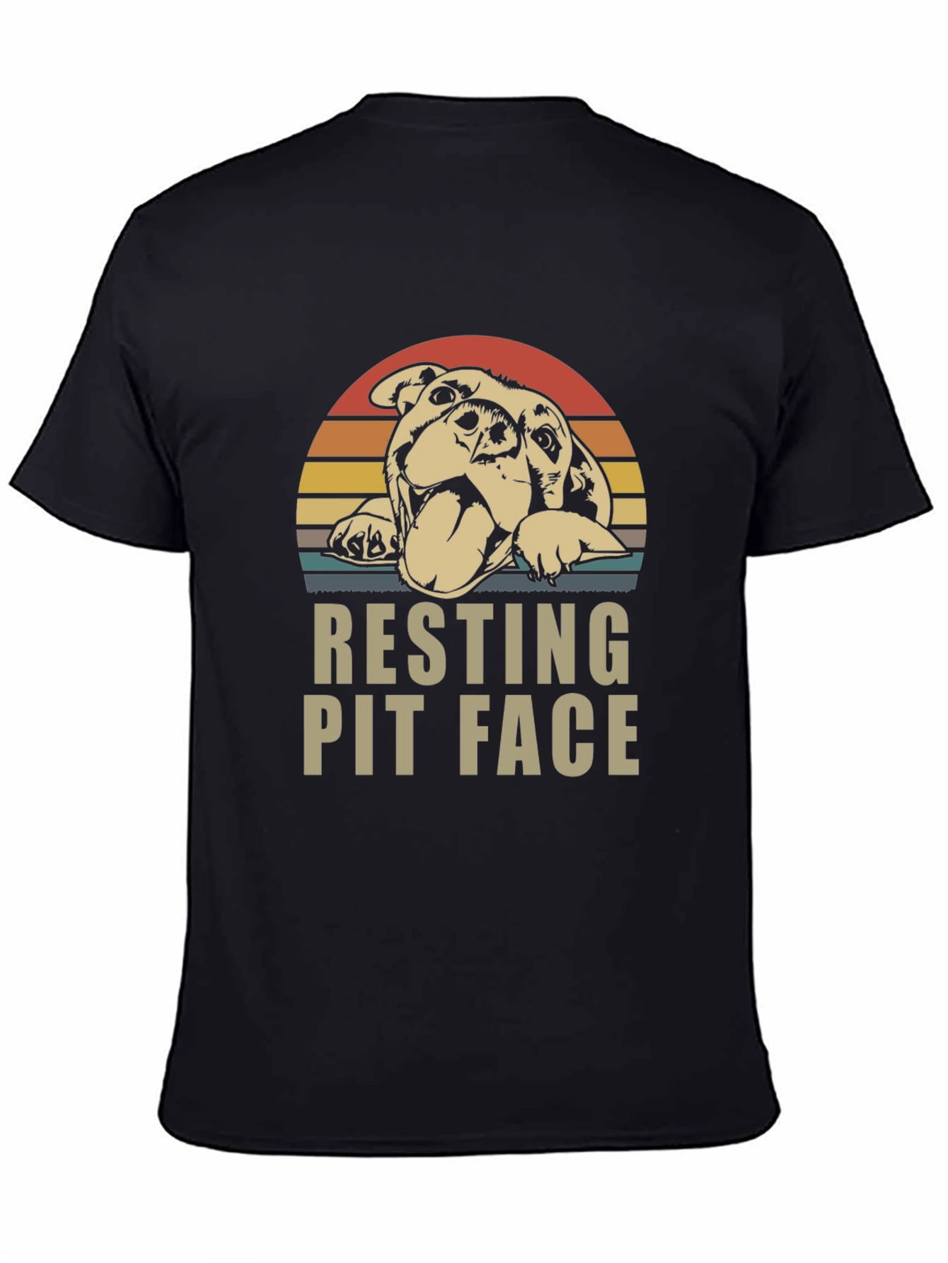 Resting Pit Face T-Shirt - Funny Dog Lover Tee