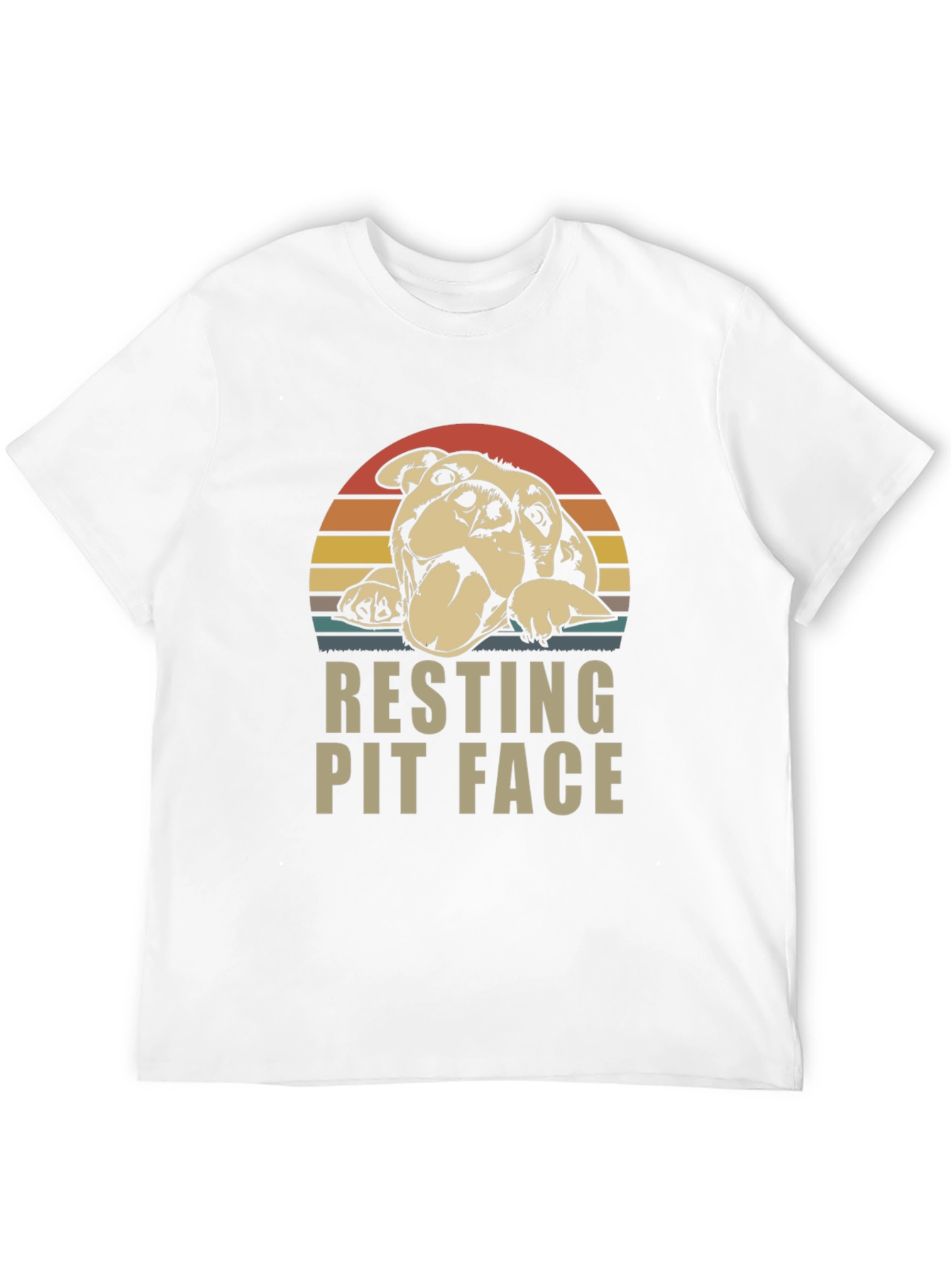 Resting Pit Face T-Shirt - Funny Dog Lover Tee