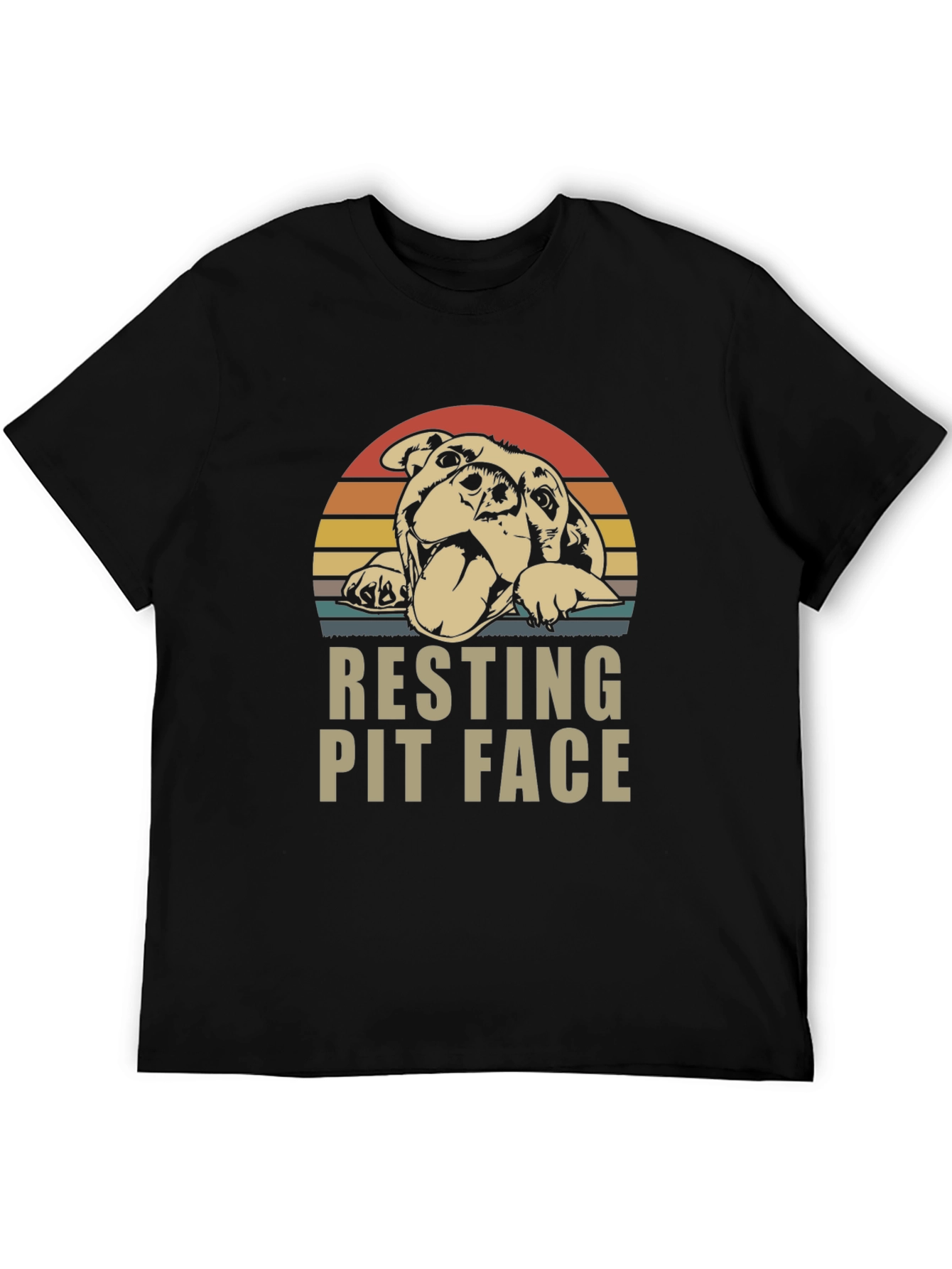 Resting Pit Face T-Shirt - Funny Dog Lover Tee