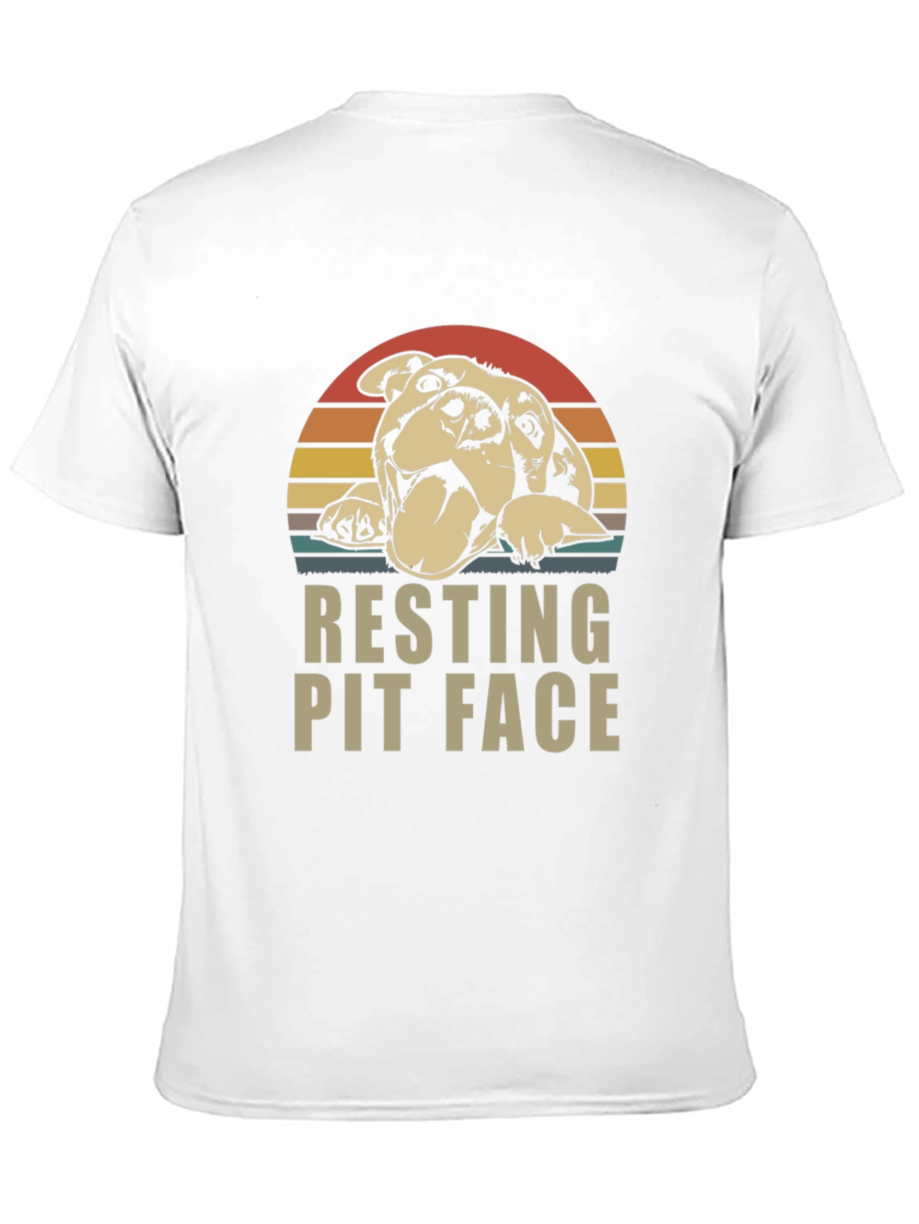 Resting Pit Face T-Shirt - Funny Dog Lover Tee