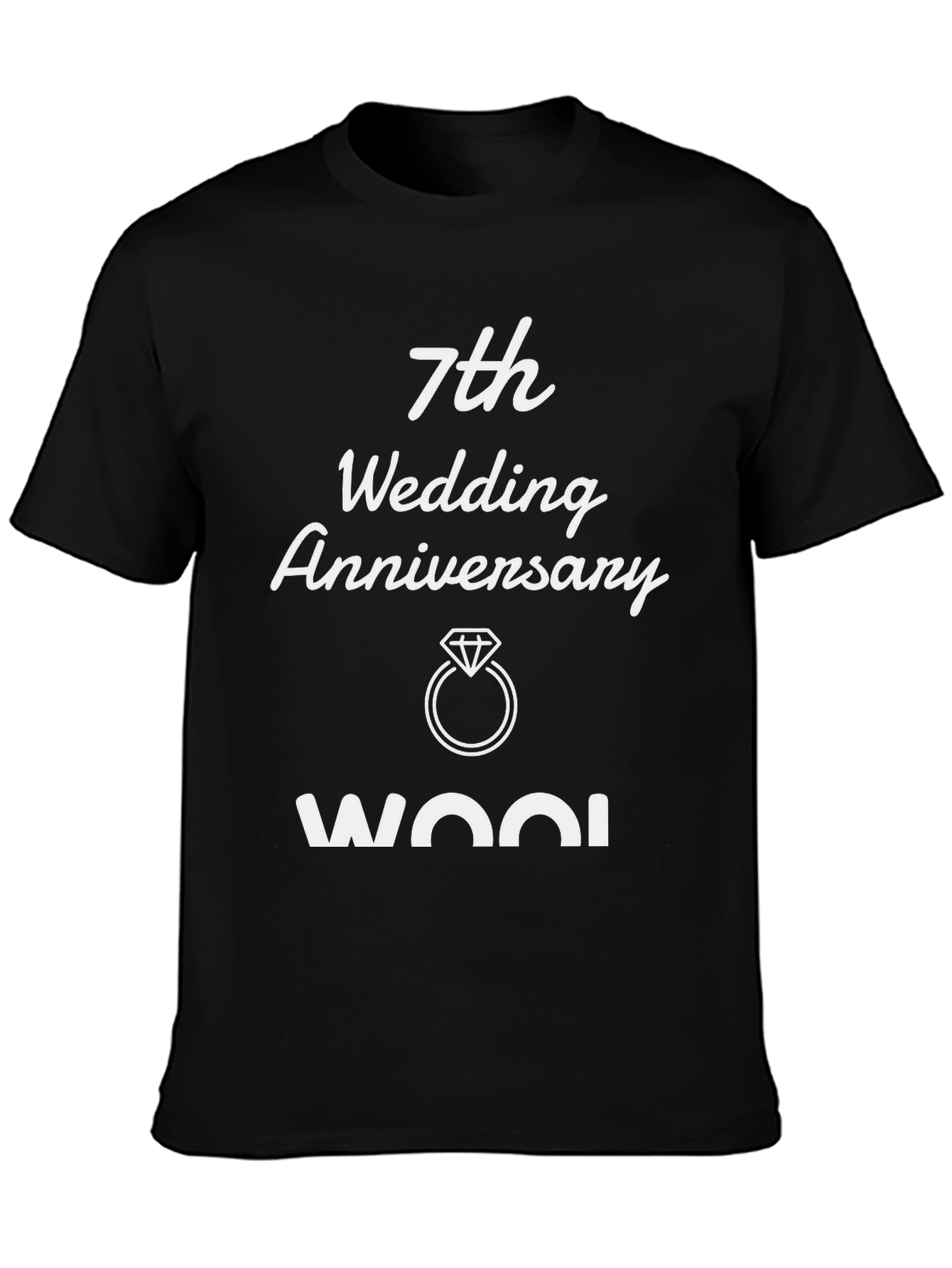 7th Wedding Anniversary - Wool T-Shirt