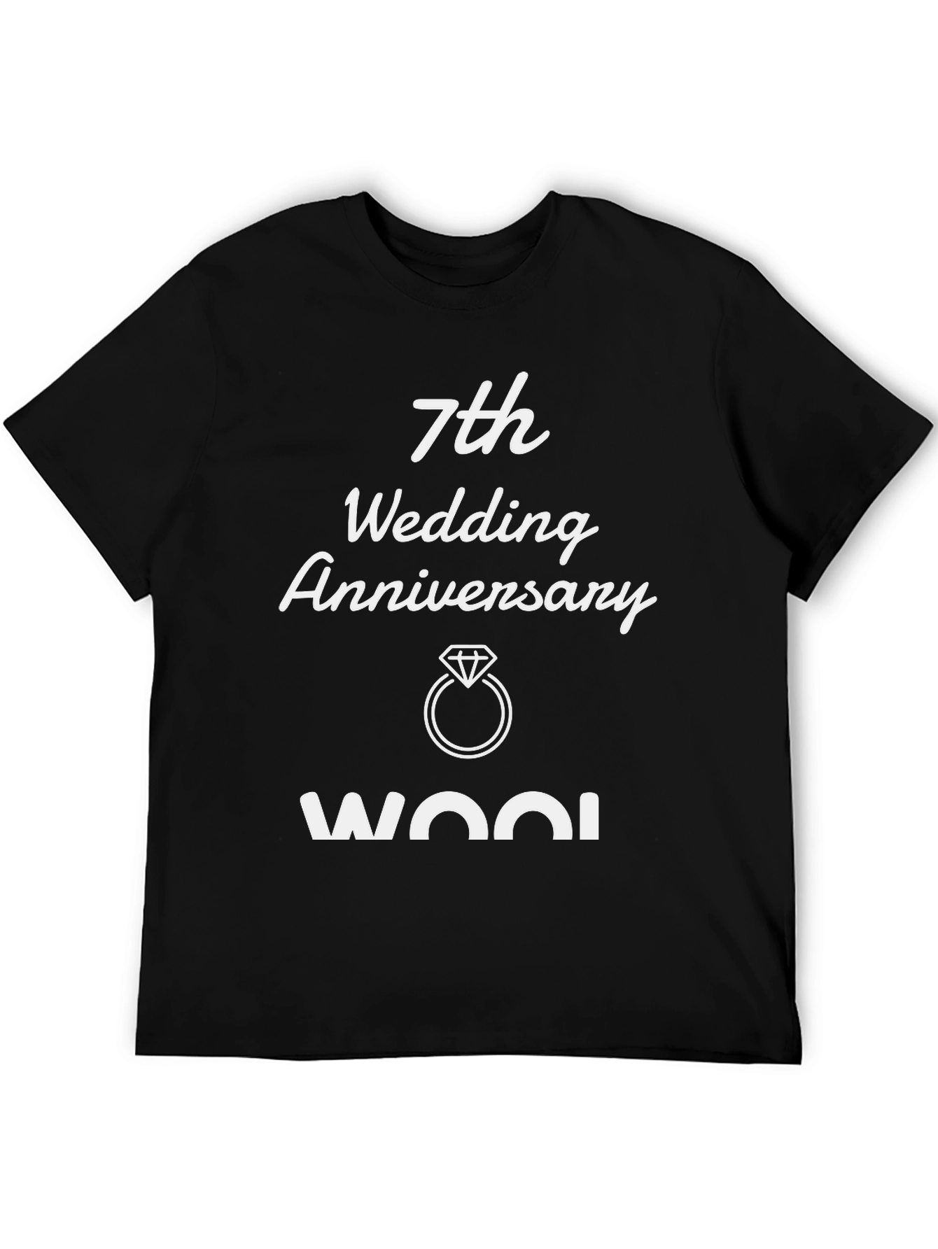 7th Wedding Anniversary - Wool T-Shirt