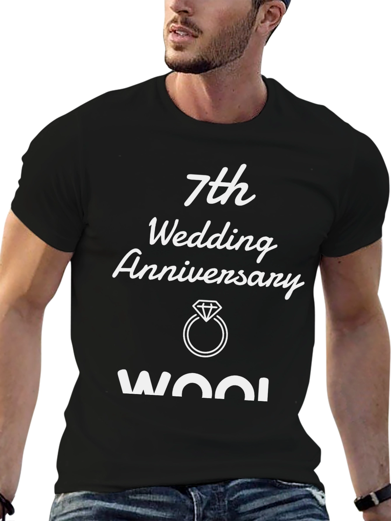 7th Wedding Anniversary - Wool T-Shirt