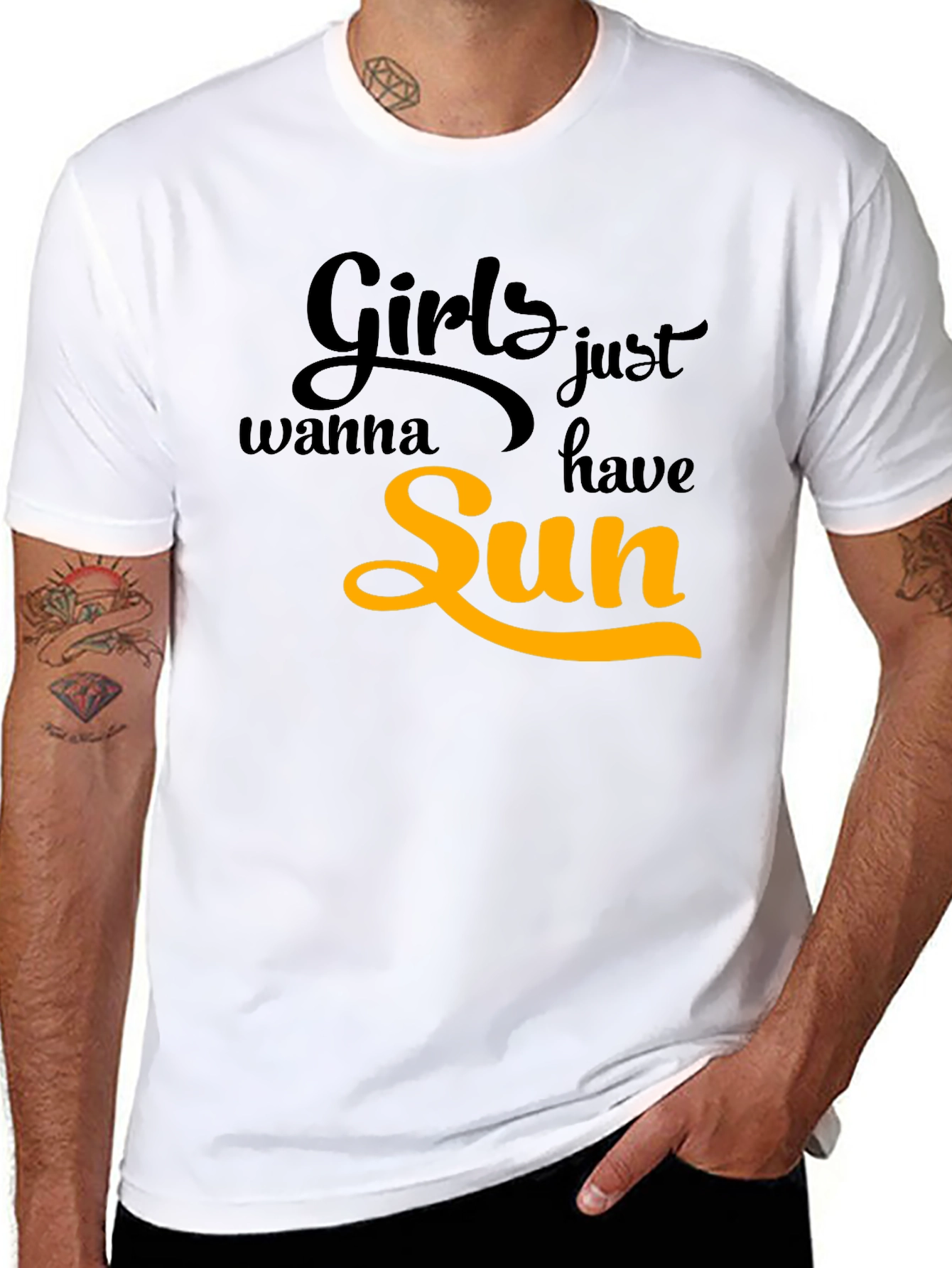 Girls Just Wanna Have Sun Graphic T-Shirt