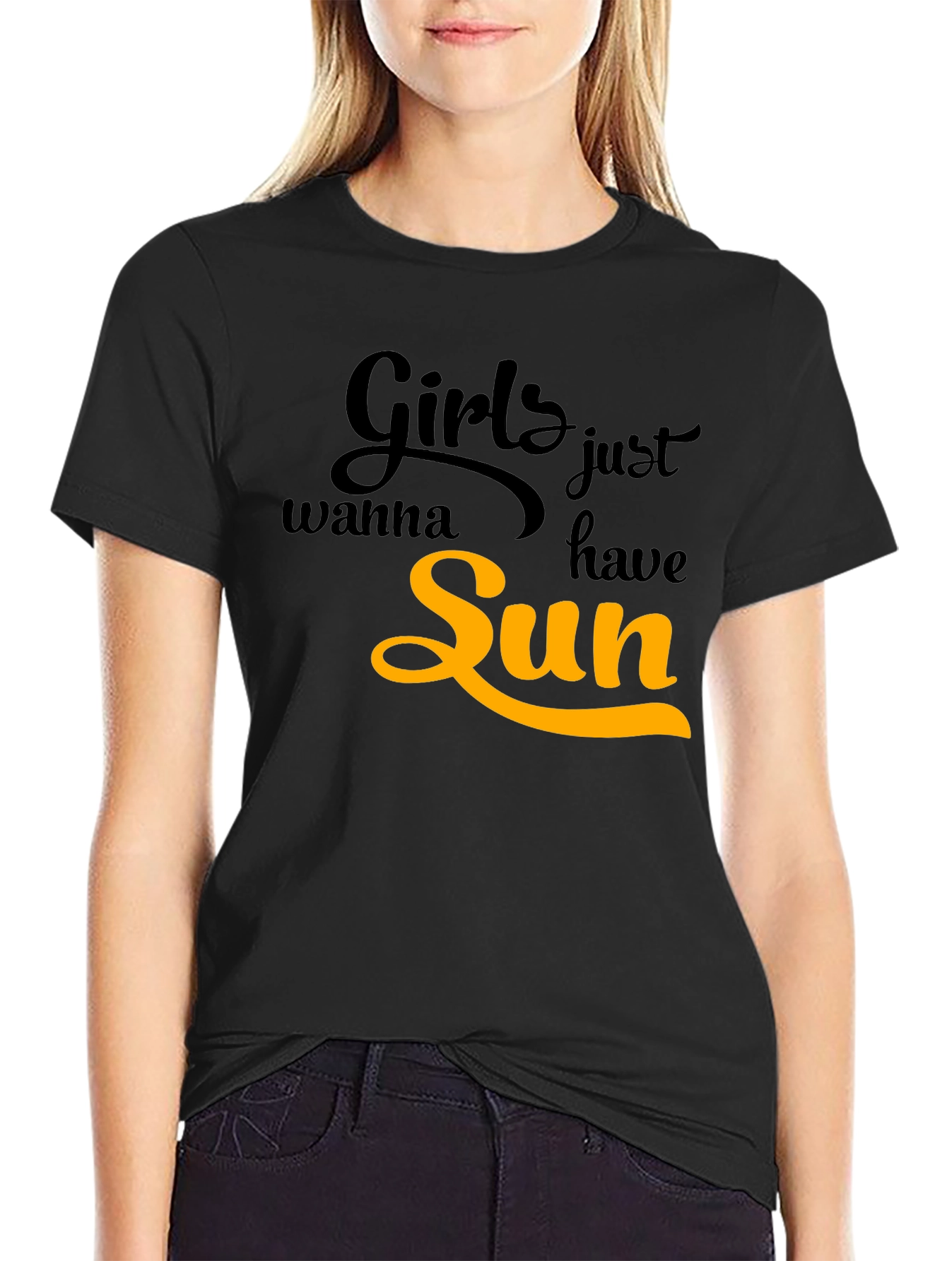 Girls Just Wanna Have Sun Graphic T-Shirt
