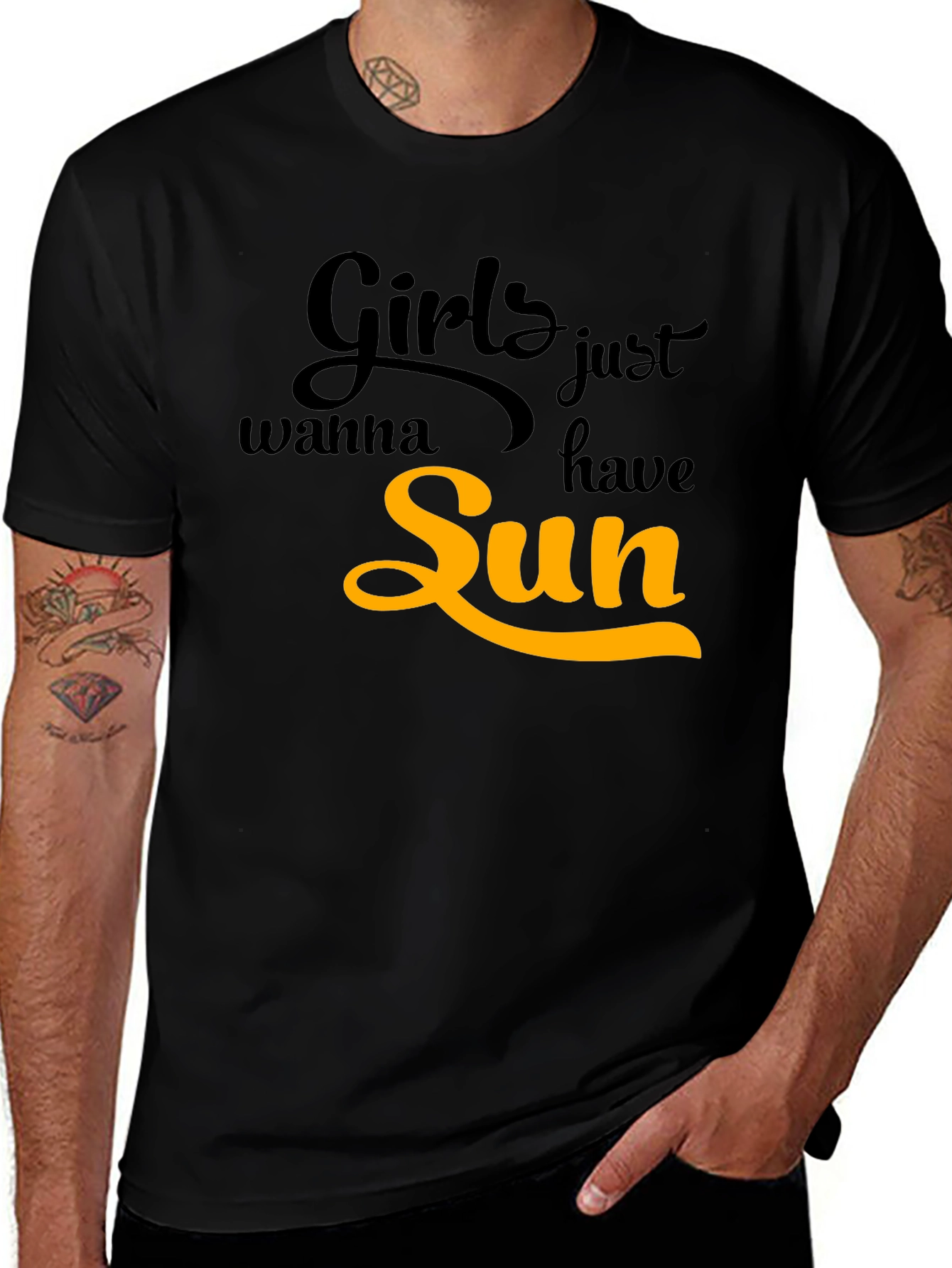 Girls Just Wanna Have Sun Graphic T-Shirt