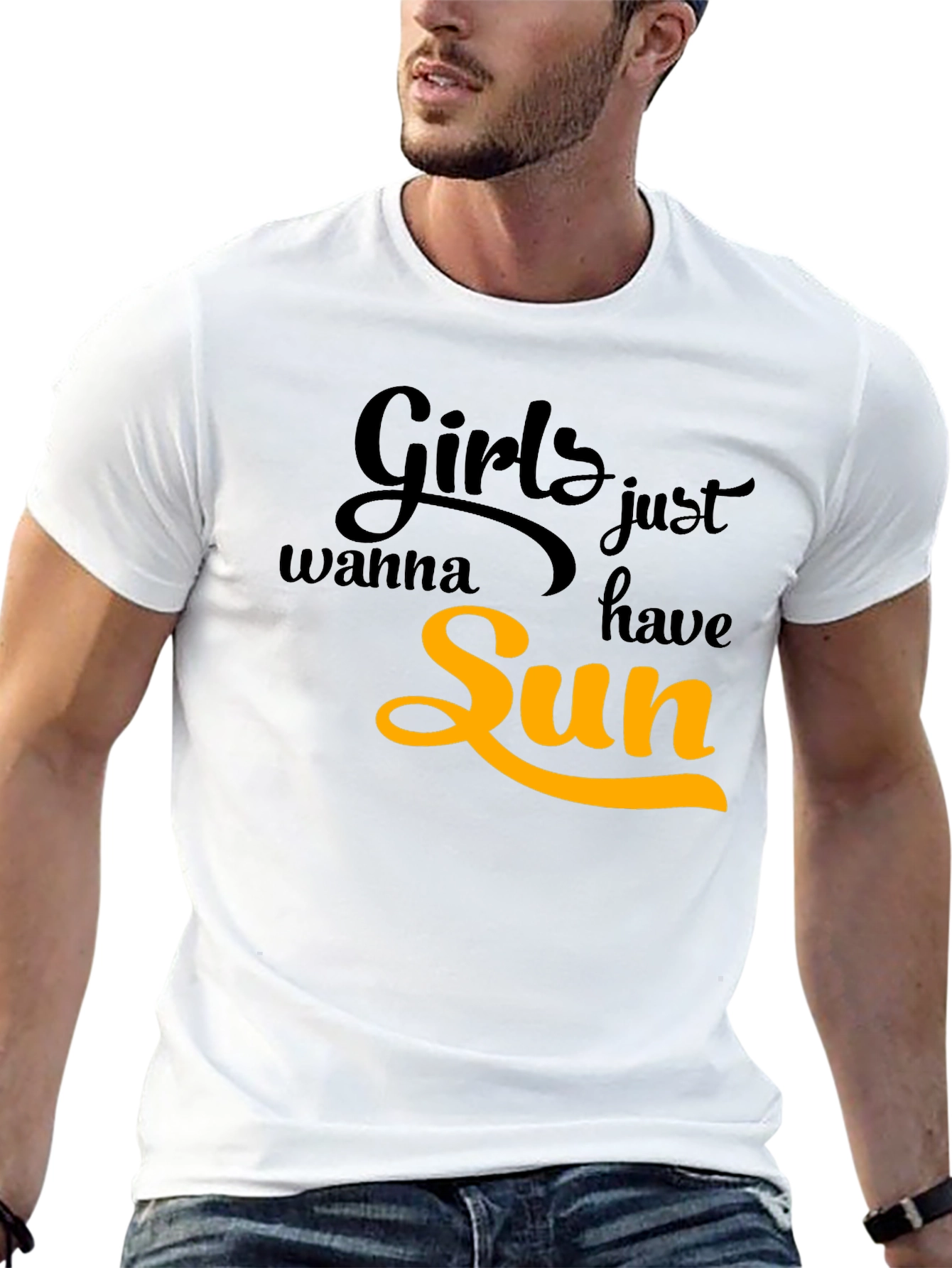 Girls Just Wanna Have Sun Graphic T-Shirt