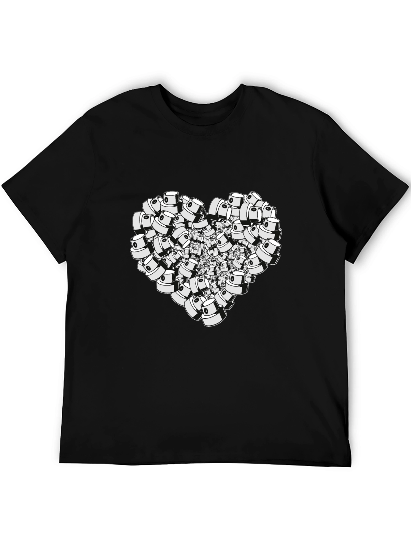 Spray Cap Heart T-Shirt - Graffiti Lover Tee