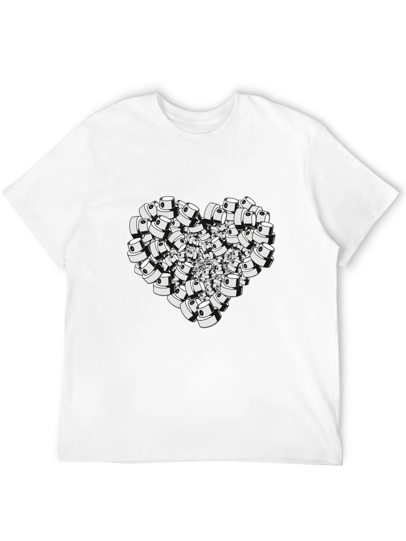 Spray Cap Heart T-Shirt - Graffiti Lover Tee