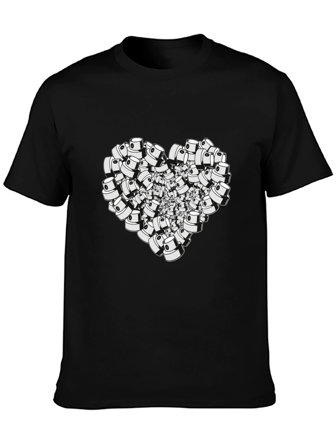 Spray Cap Heart T-Shirt - Graffiti Lover Tee