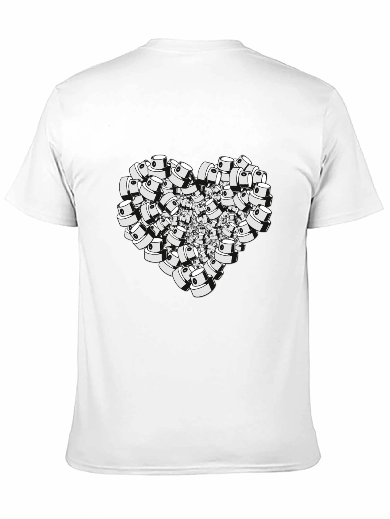 Spray Cap Heart T-Shirt - Graffiti Lover Tee