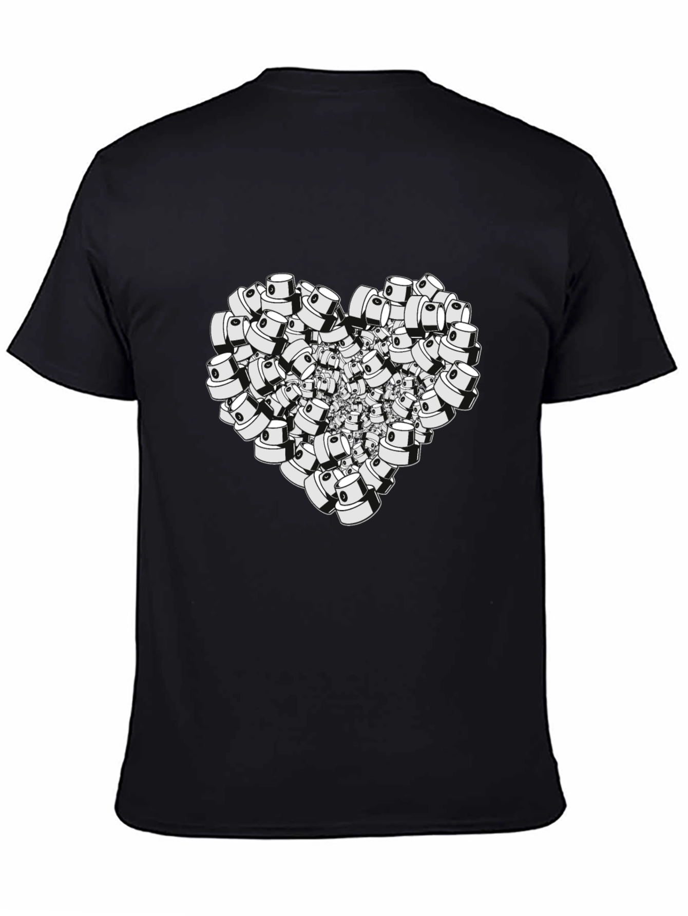 Spray Cap Heart T-Shirt - Graffiti Lover Tee