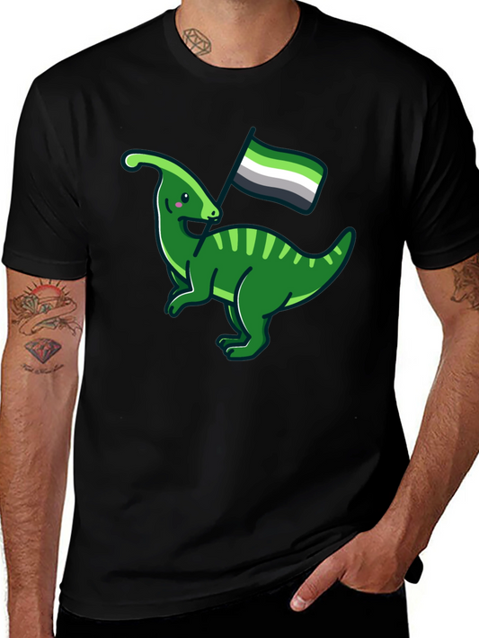 Aromantic Dinosaur Graphic Tee