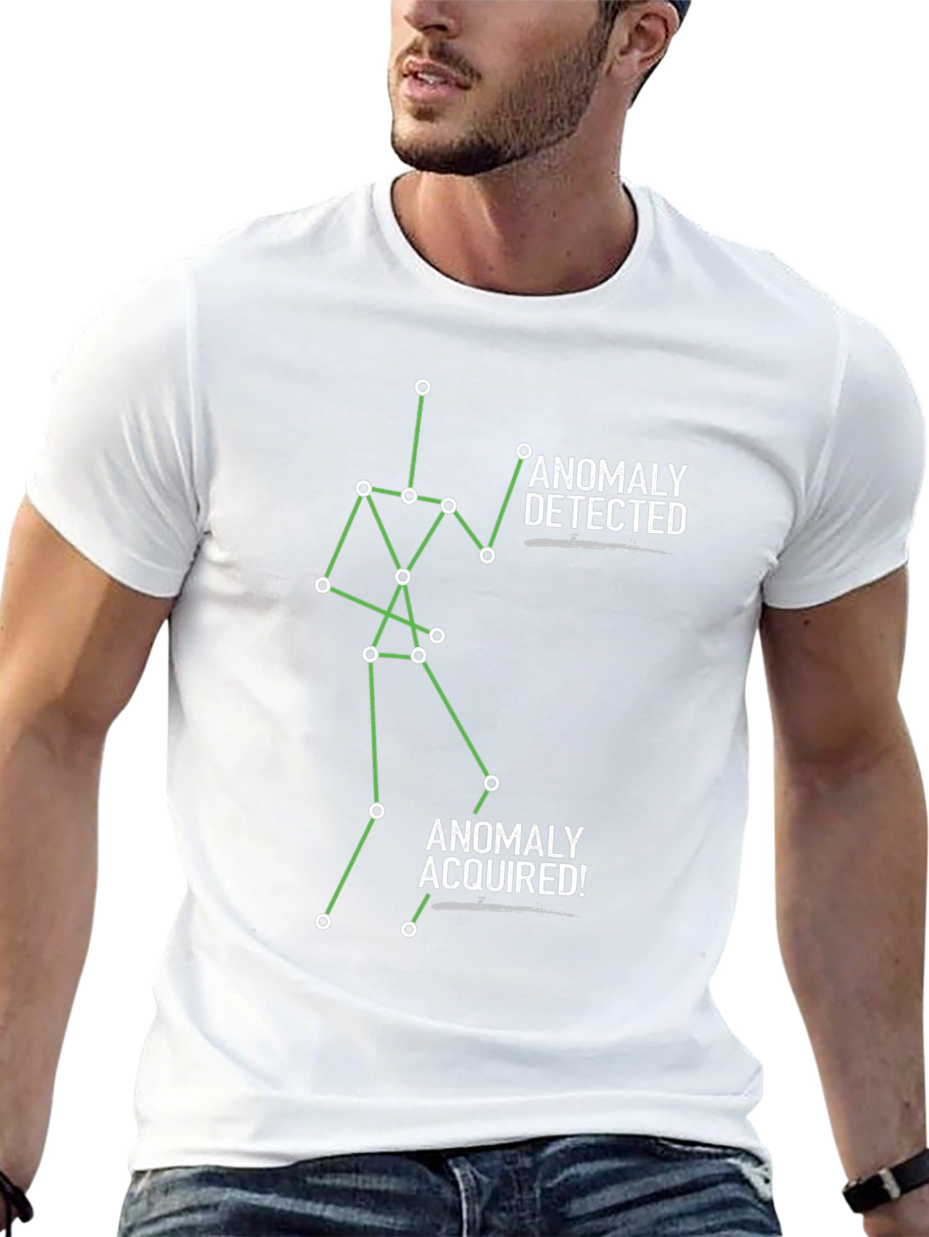 Anomaly Detected T-Shirt - Sci-Fi Design