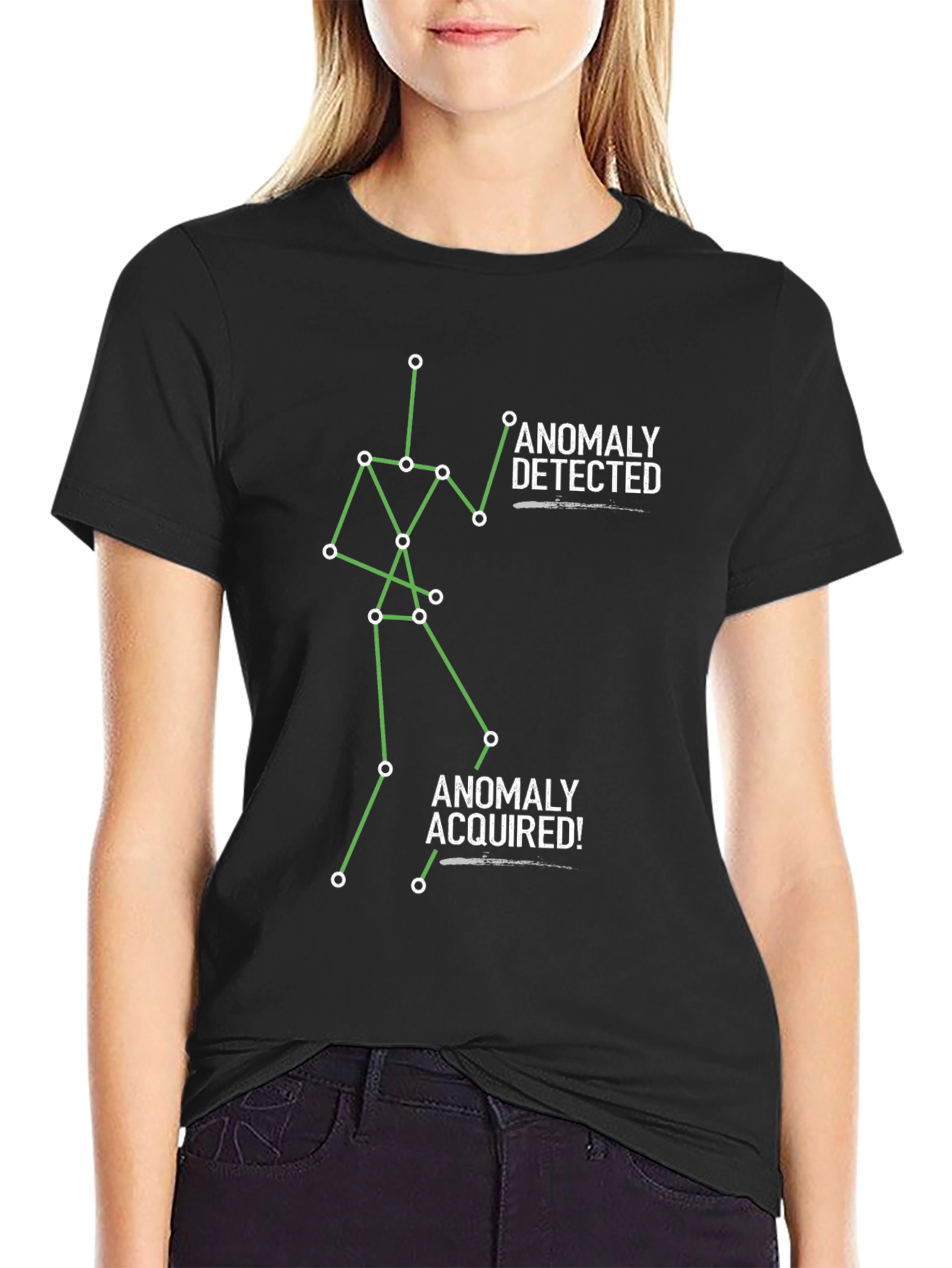 Anomaly Detected T-Shirt - Sci-Fi Design