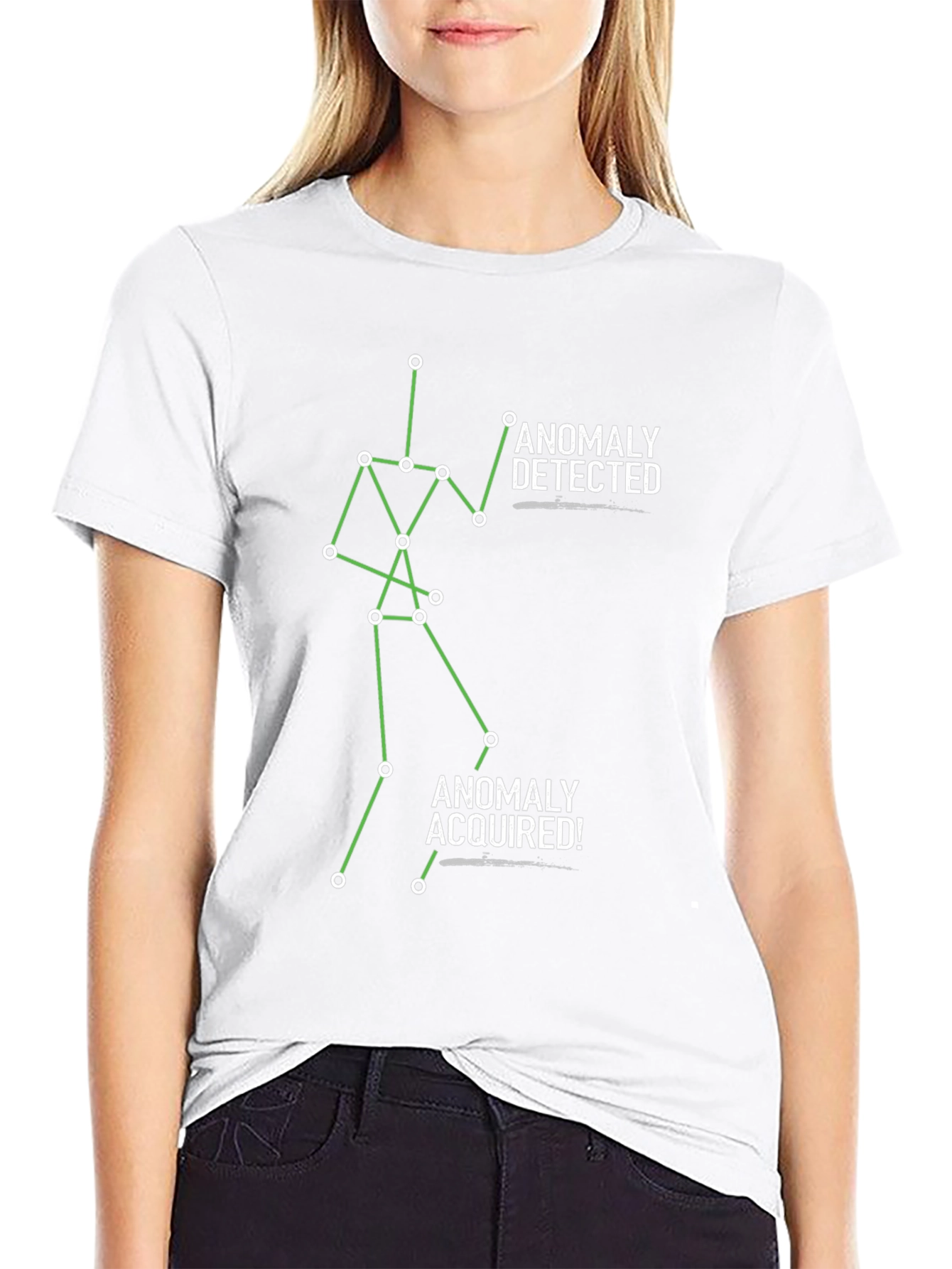 Anomaly Detected T-Shirt - Sci-Fi Design