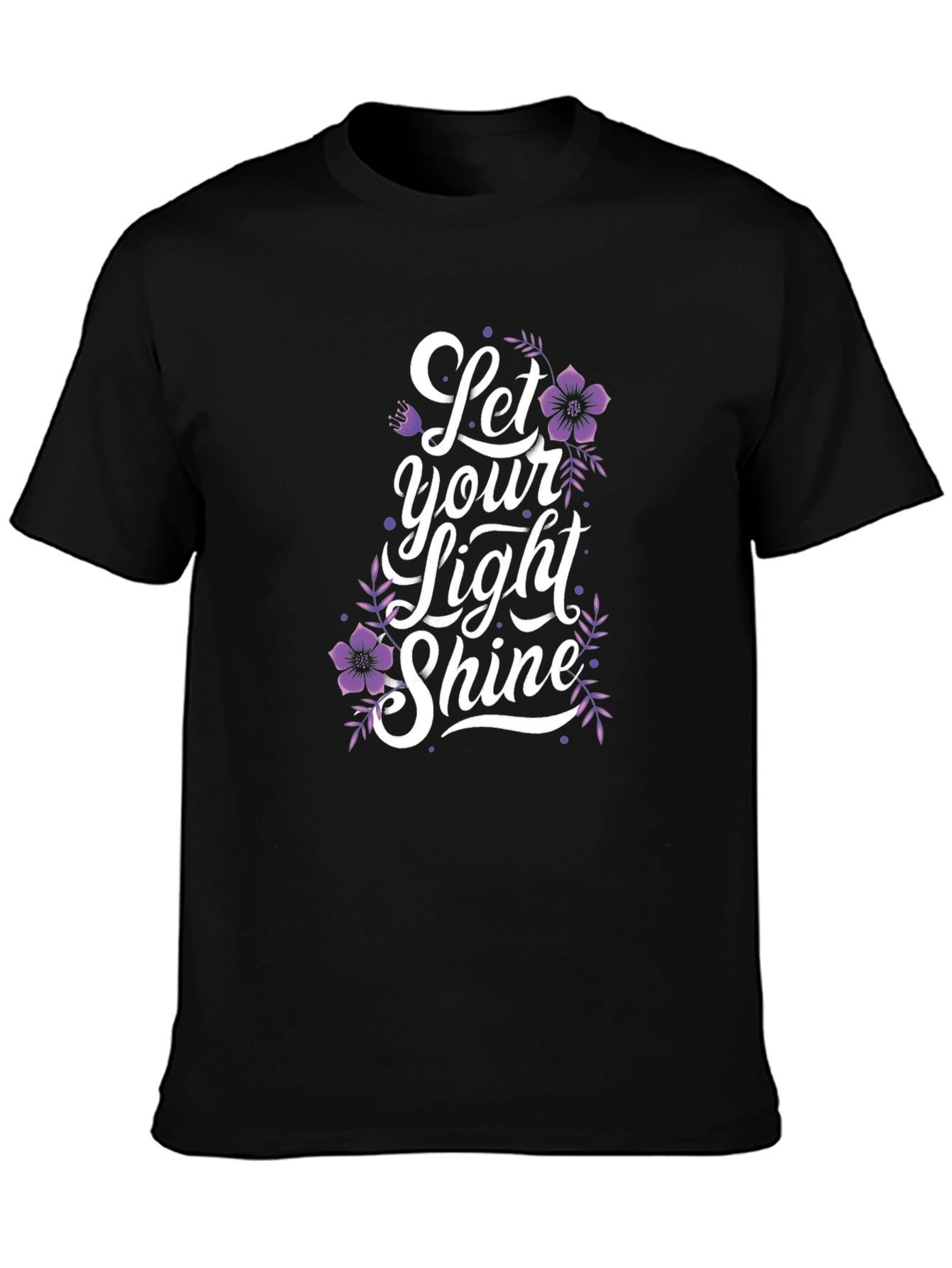 Floral Let Your Light Shine Graphic T-Shirt
