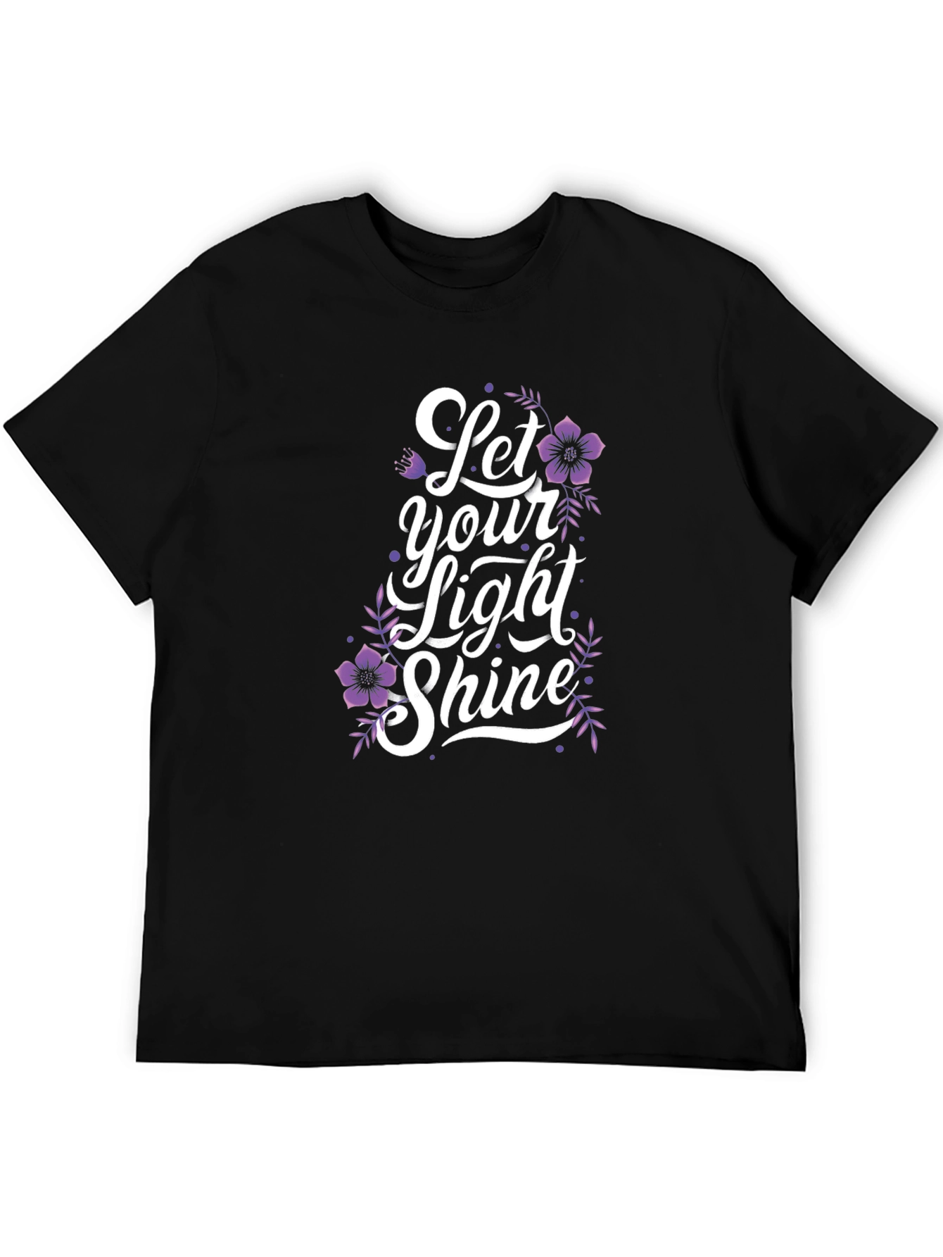 Floral Let Your Light Shine Graphic T-Shirt