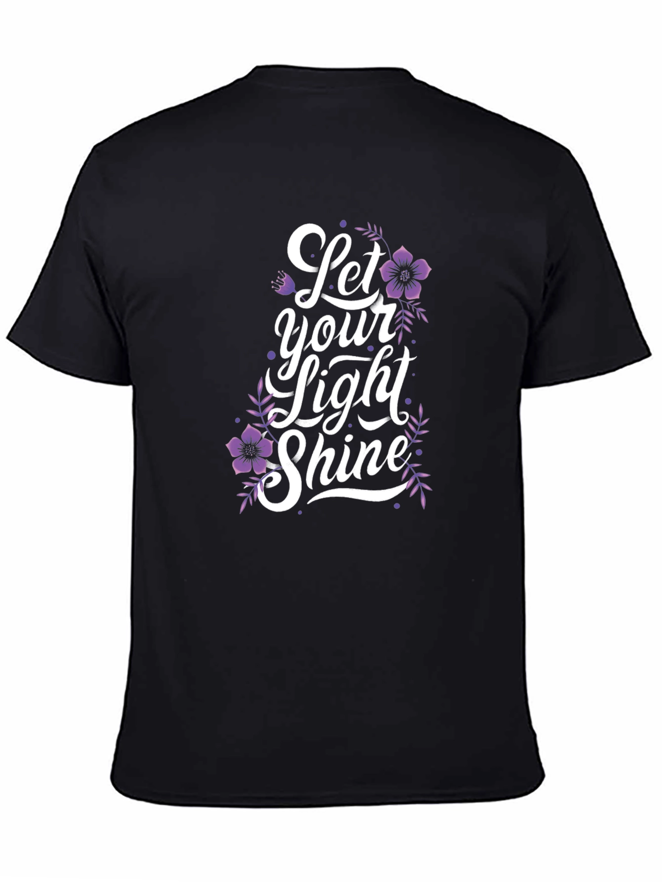 Floral Let Your Light Shine Graphic T-Shirt