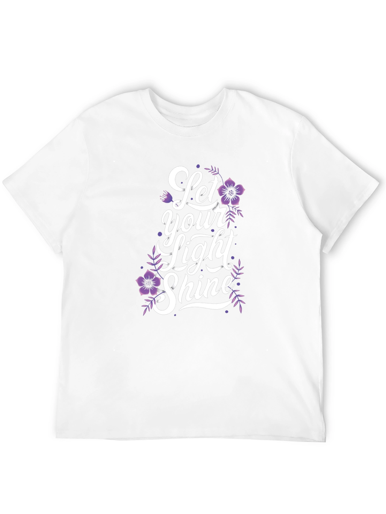 Floral Let Your Light Shine Graphic T-Shirt