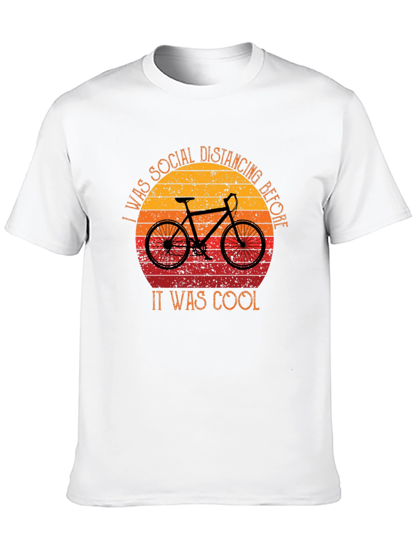 Social Distancing Bicycle Graphic Tee