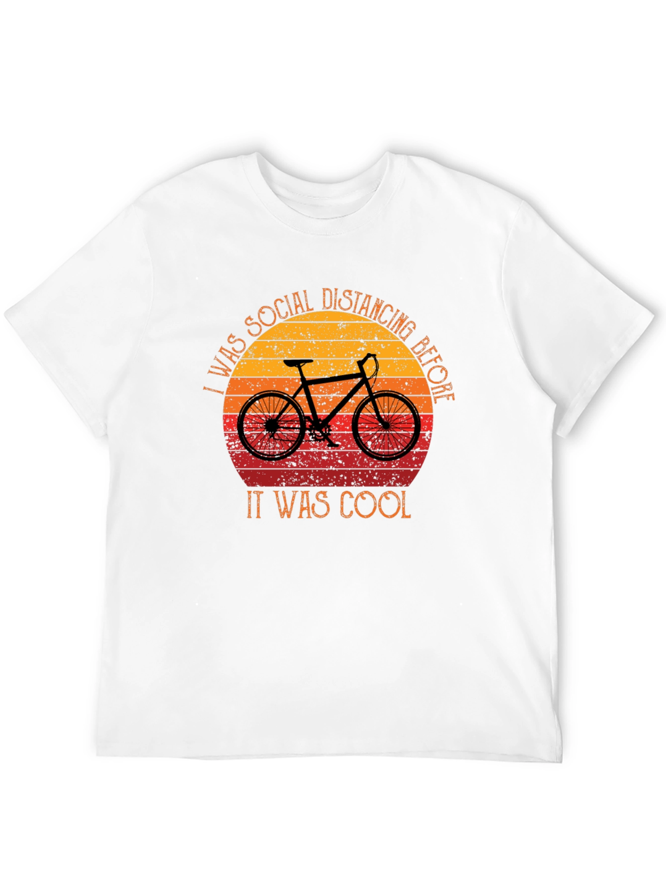 Social Distancing Bicycle Graphic Tee