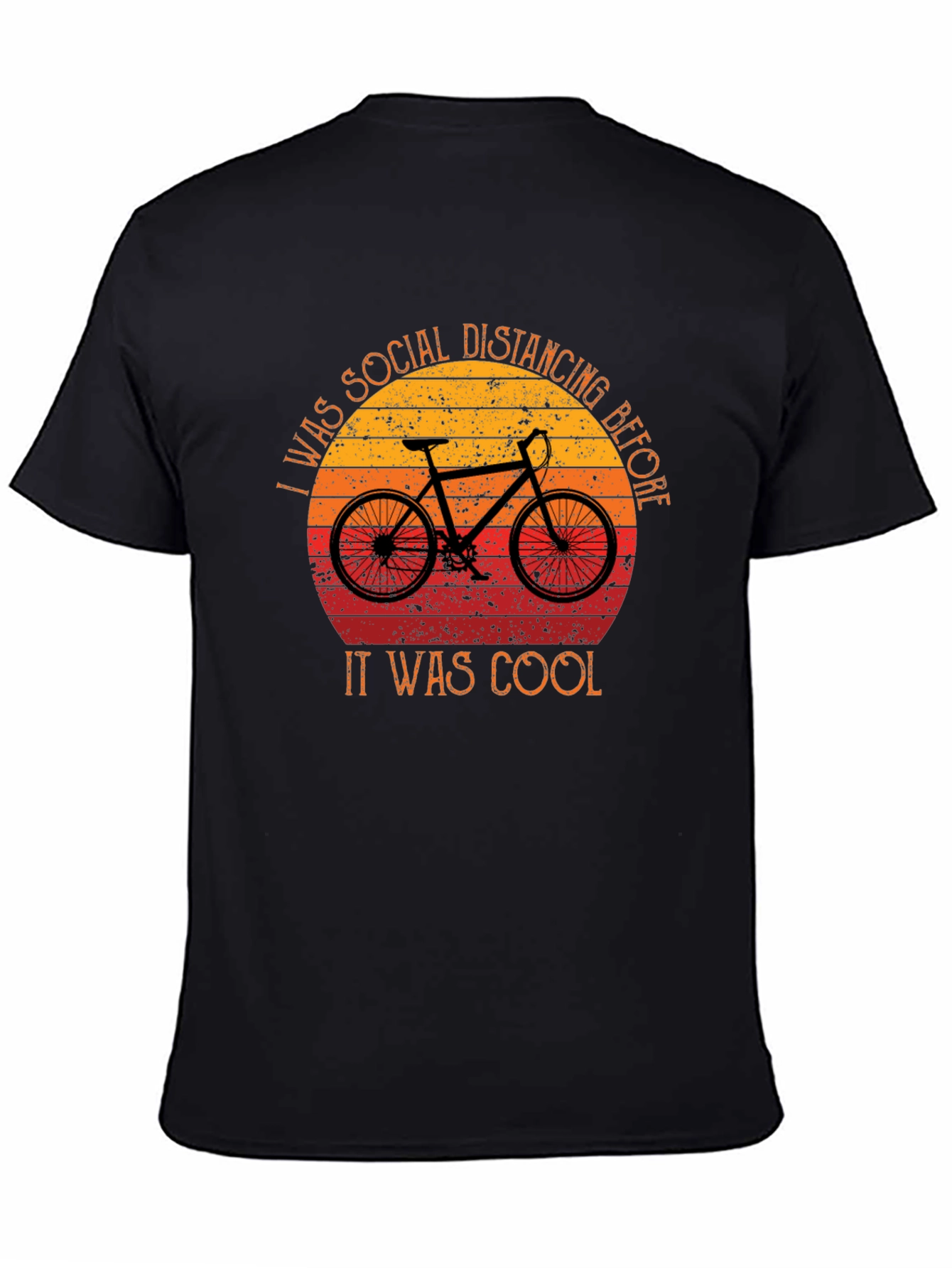 Social Distancing Bicycle Graphic Tee