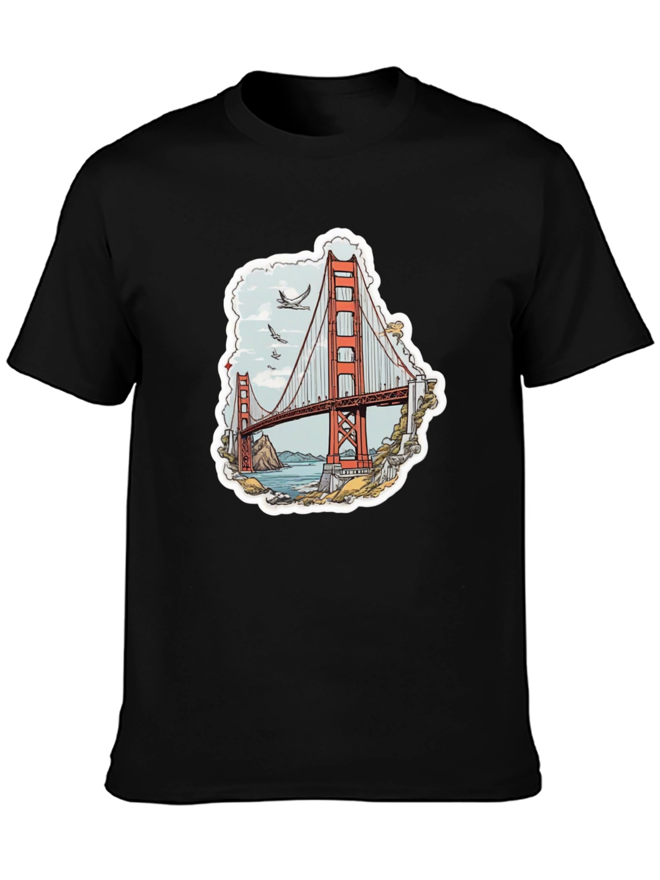 Golden Gate Bridge Graphic T-Shirt
