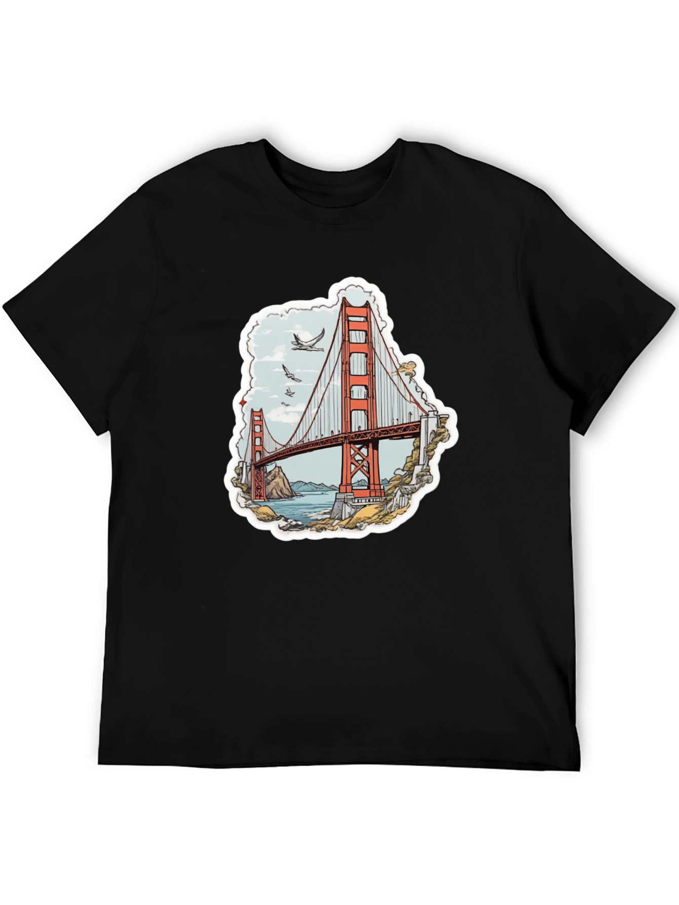 Golden Gate Bridge Graphic T-Shirt