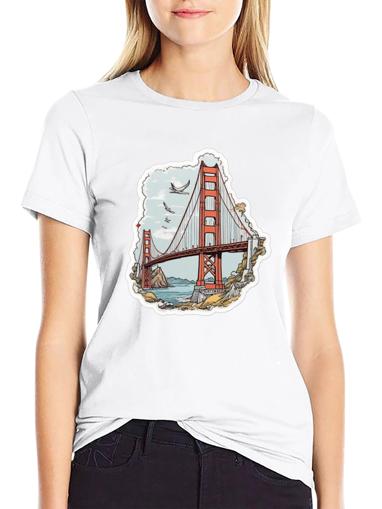 Golden Gate Bridge Graphic T-Shirt