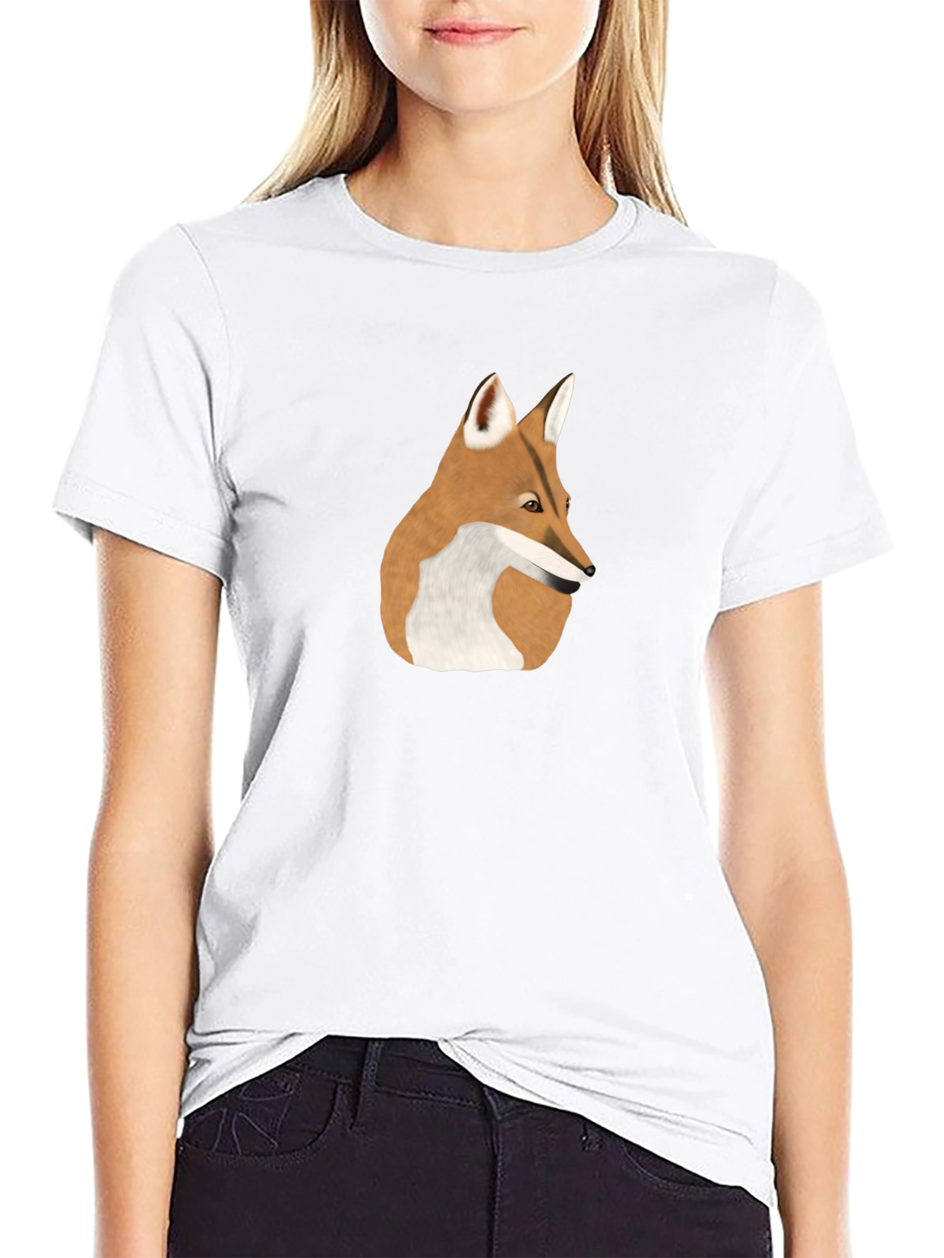 Fox Head Graphic Tee - Premium Cotton