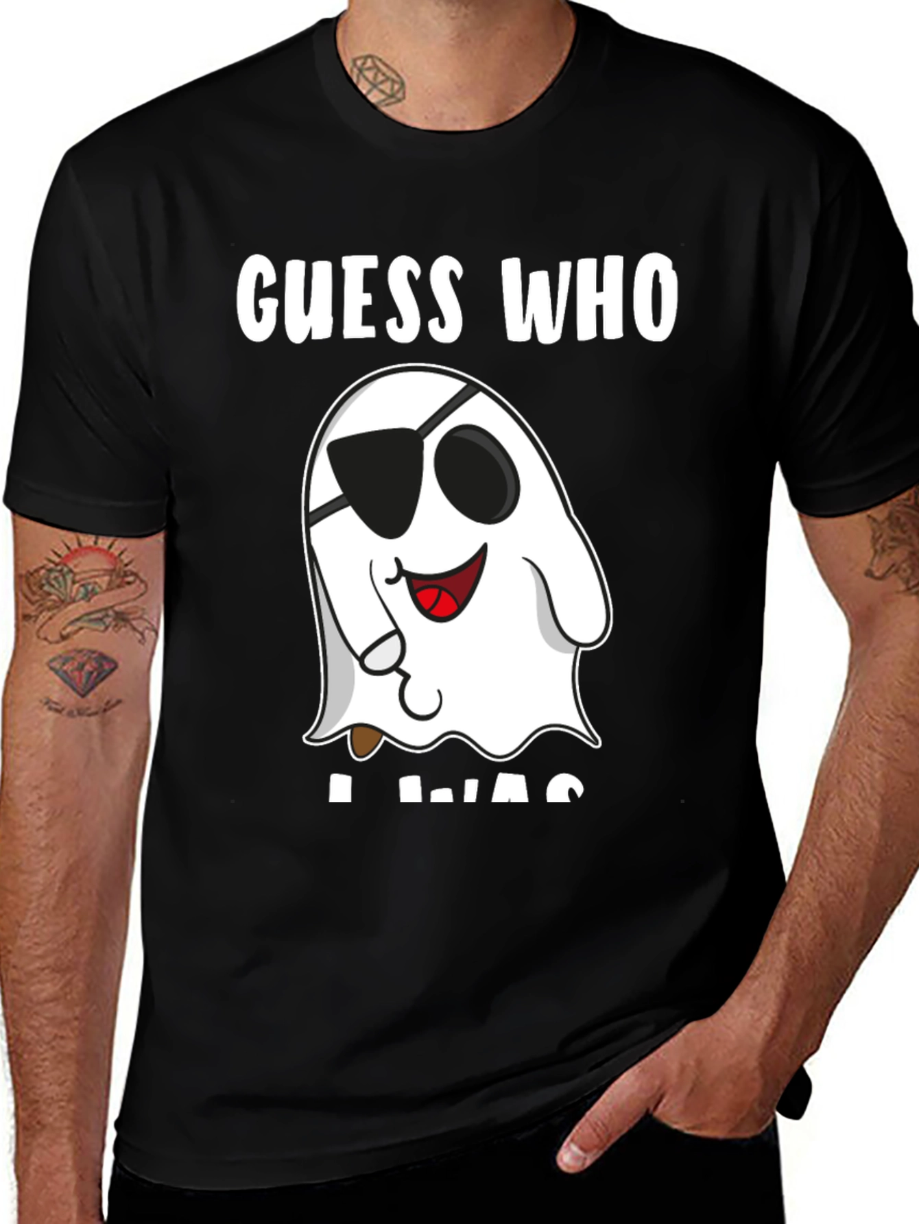 Guess Who I Was? Pirate Ghost Graphic Tee