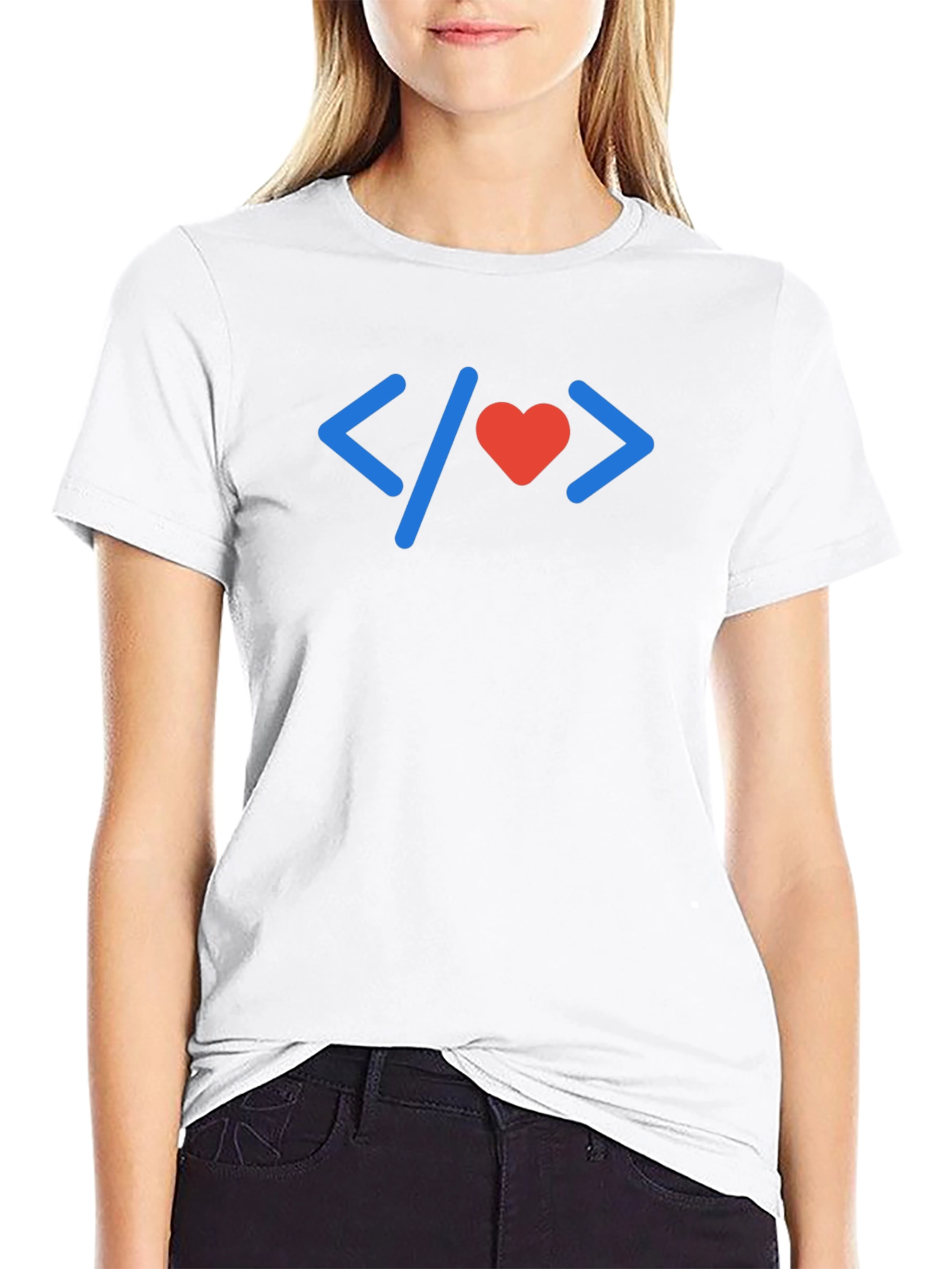 Programmer Love T-Shirt - Coding with Heart