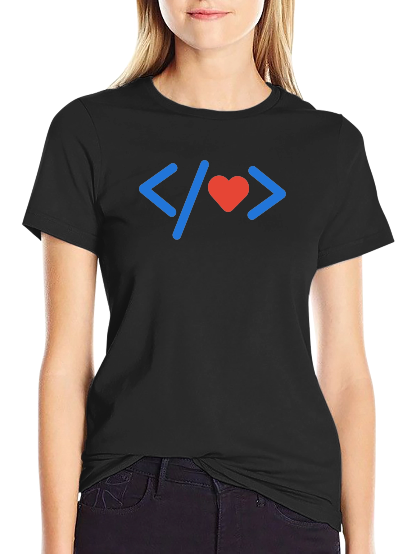 Programmer Love T-Shirt - Coding with Heart