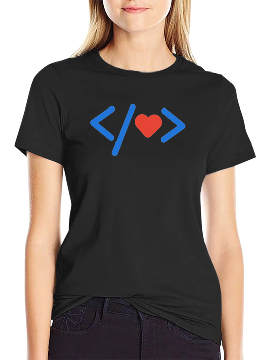 Programmer Love T-Shirt - Coding with Heart