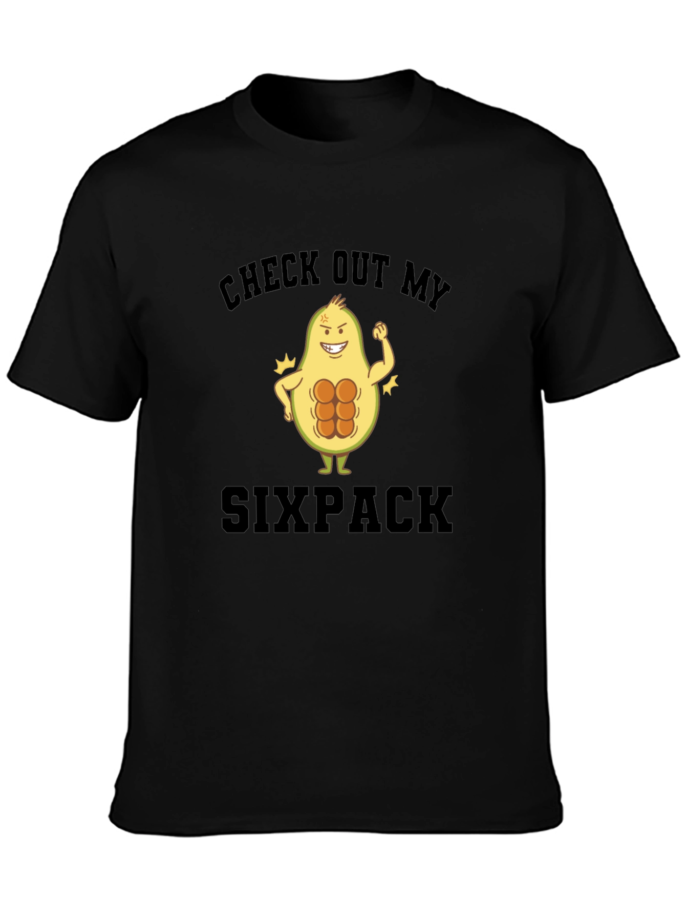 Avocado Six Pack Graphic T-Shirt