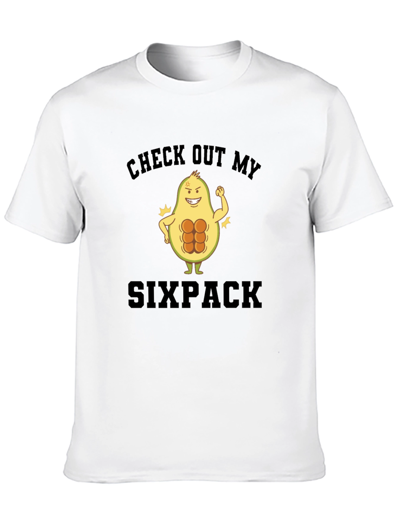 Avocado Six Pack Graphic T-Shirt