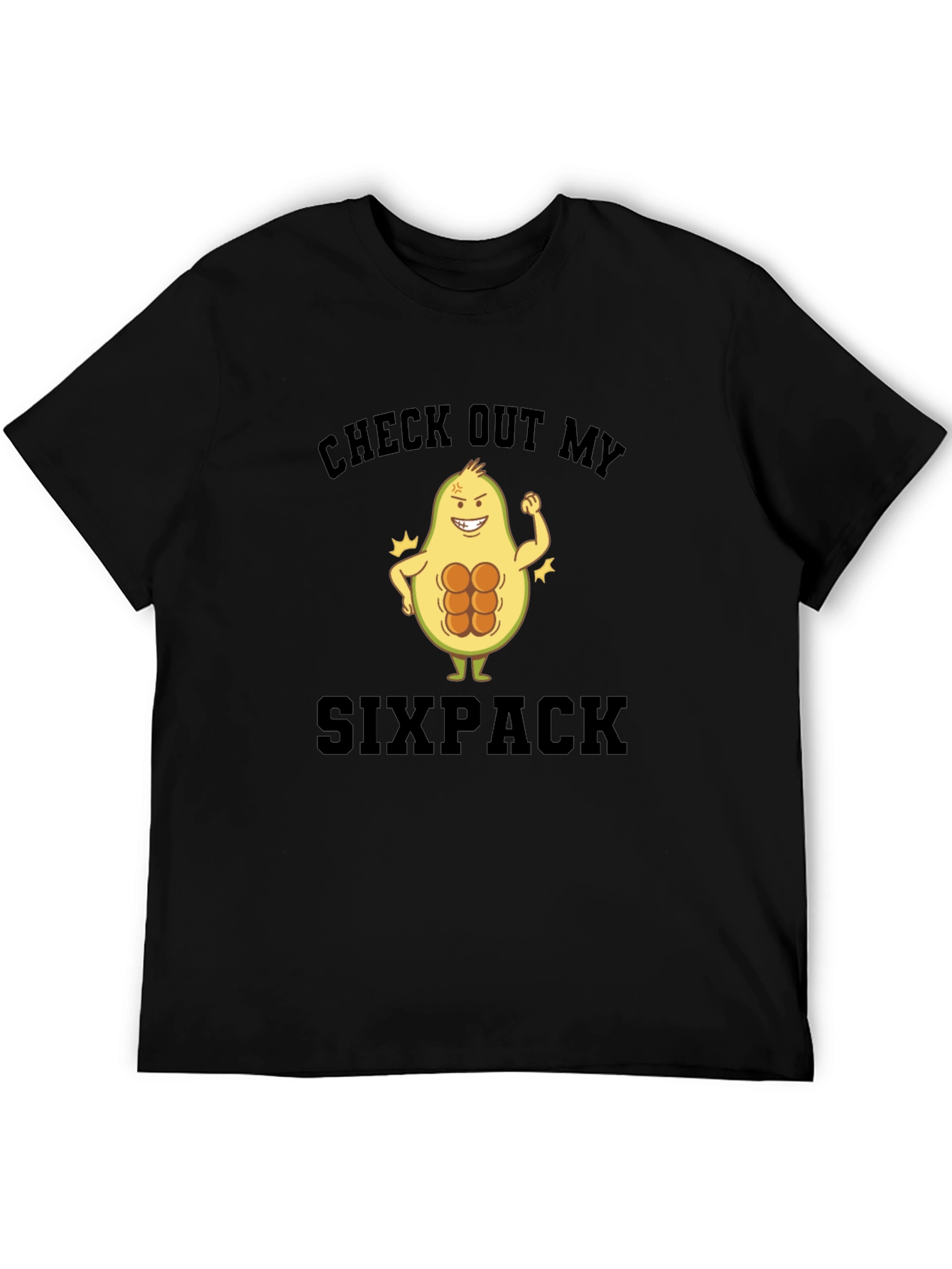 Avocado Six Pack Graphic T-Shirt