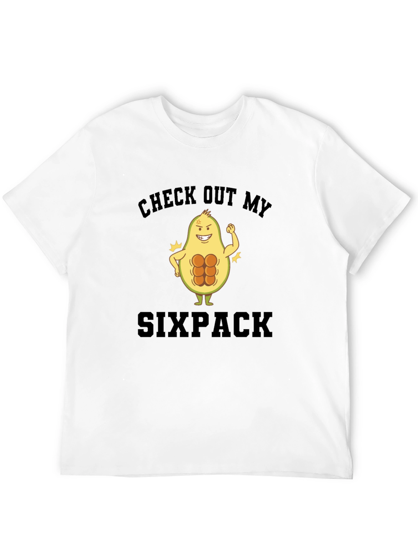 Avocado Six Pack Graphic T-Shirt