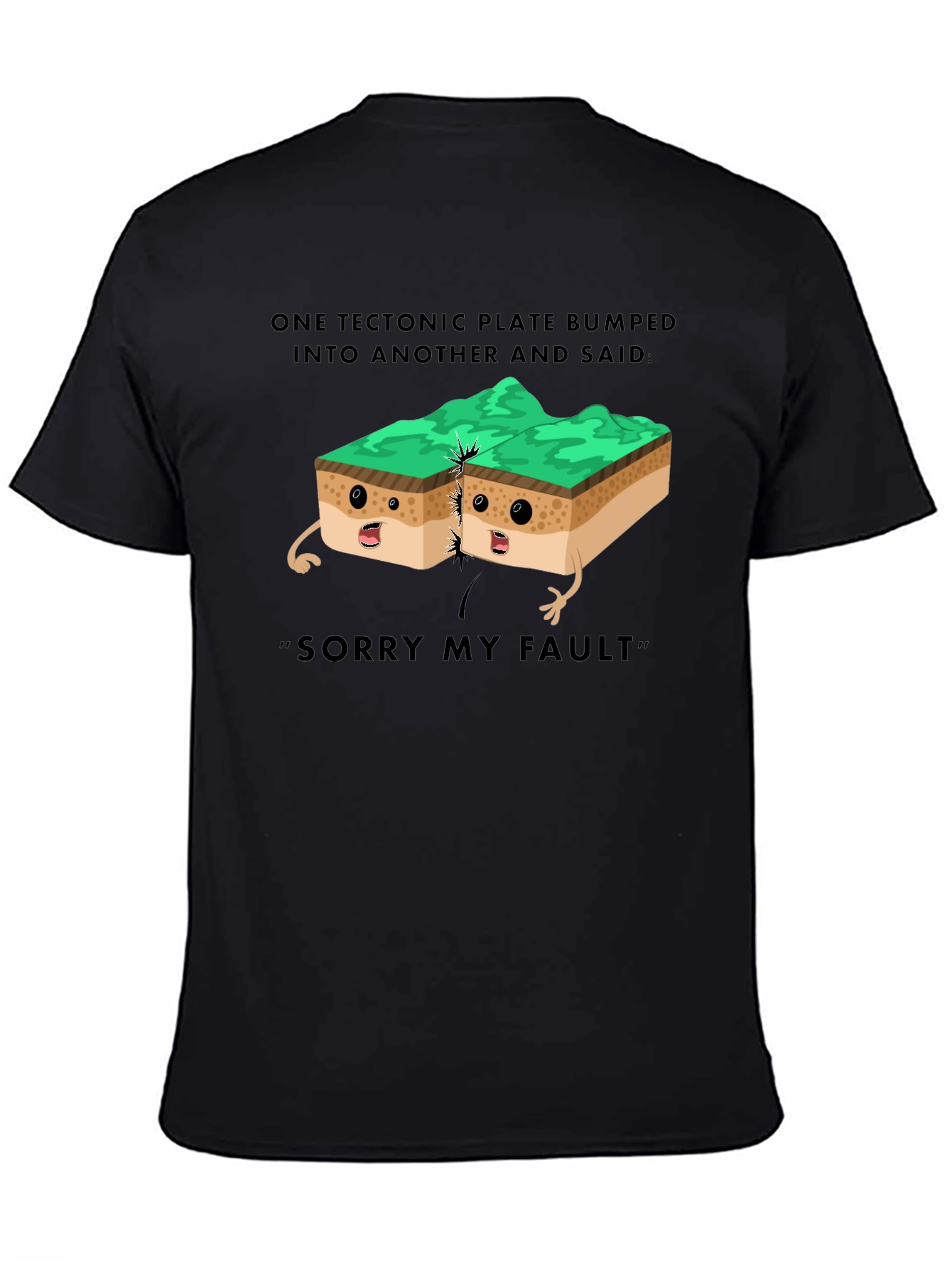Tectonic Plate Humor T-Shirt Geology Pun Tee