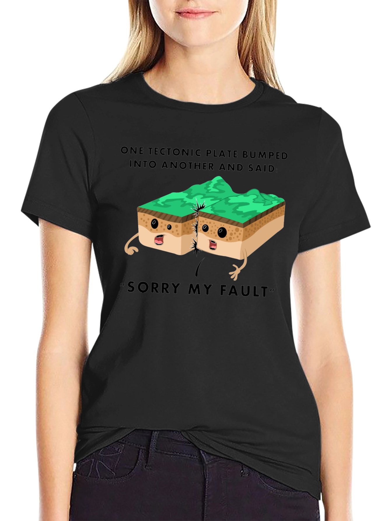 Tectonic Plate Humor T-Shirt Geology Pun Tee