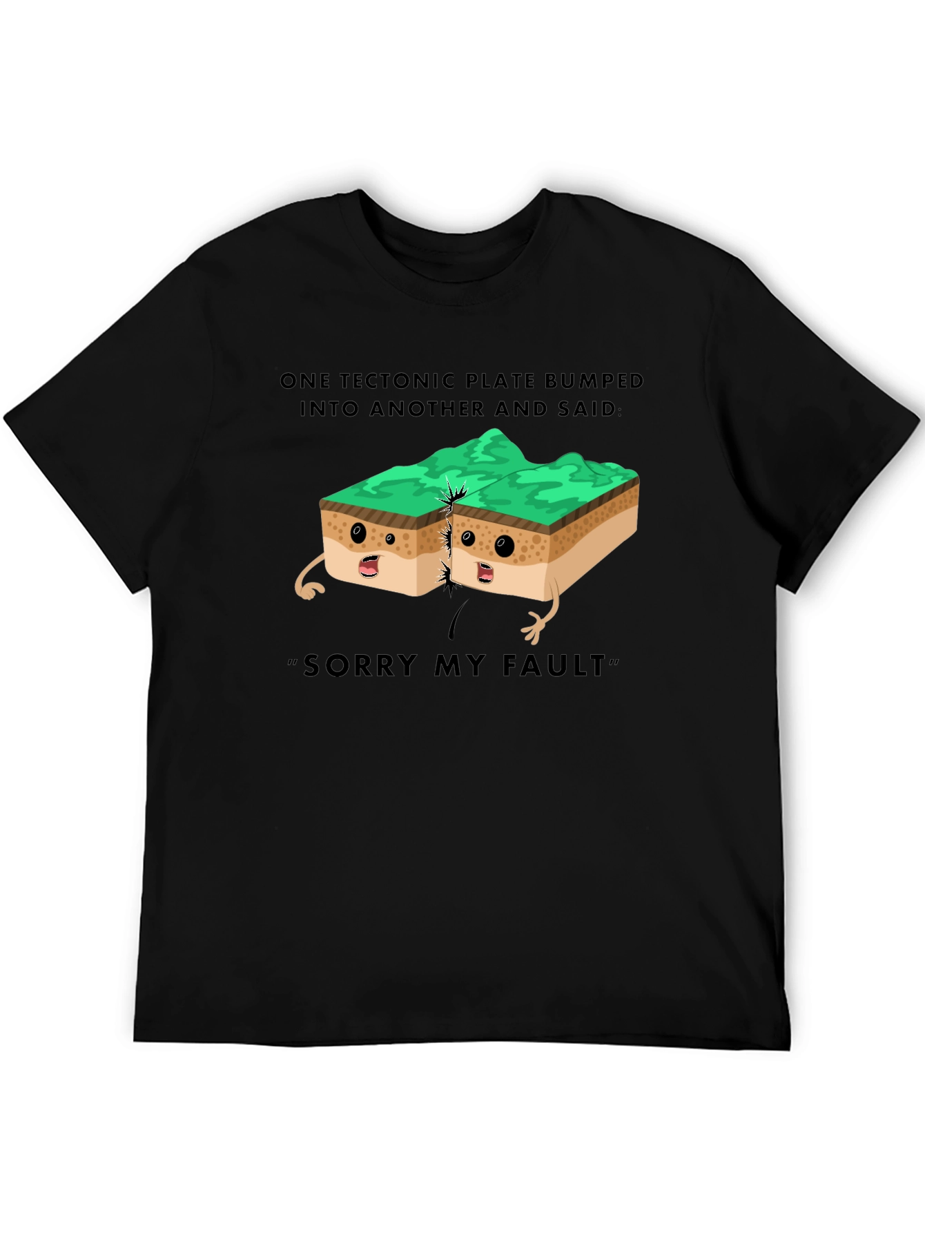 Tectonic Plate Humor T-Shirt Geology Pun Tee