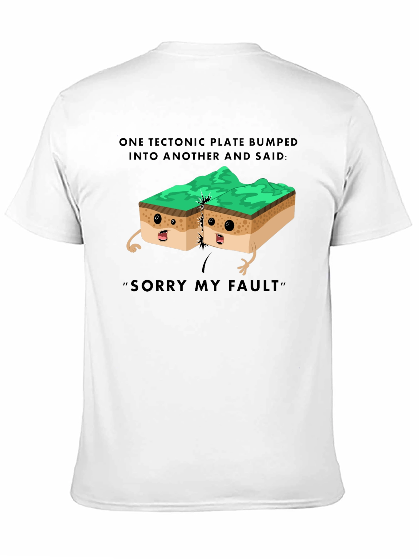 Tectonic Plate Humor T-Shirt Geology Pun Tee