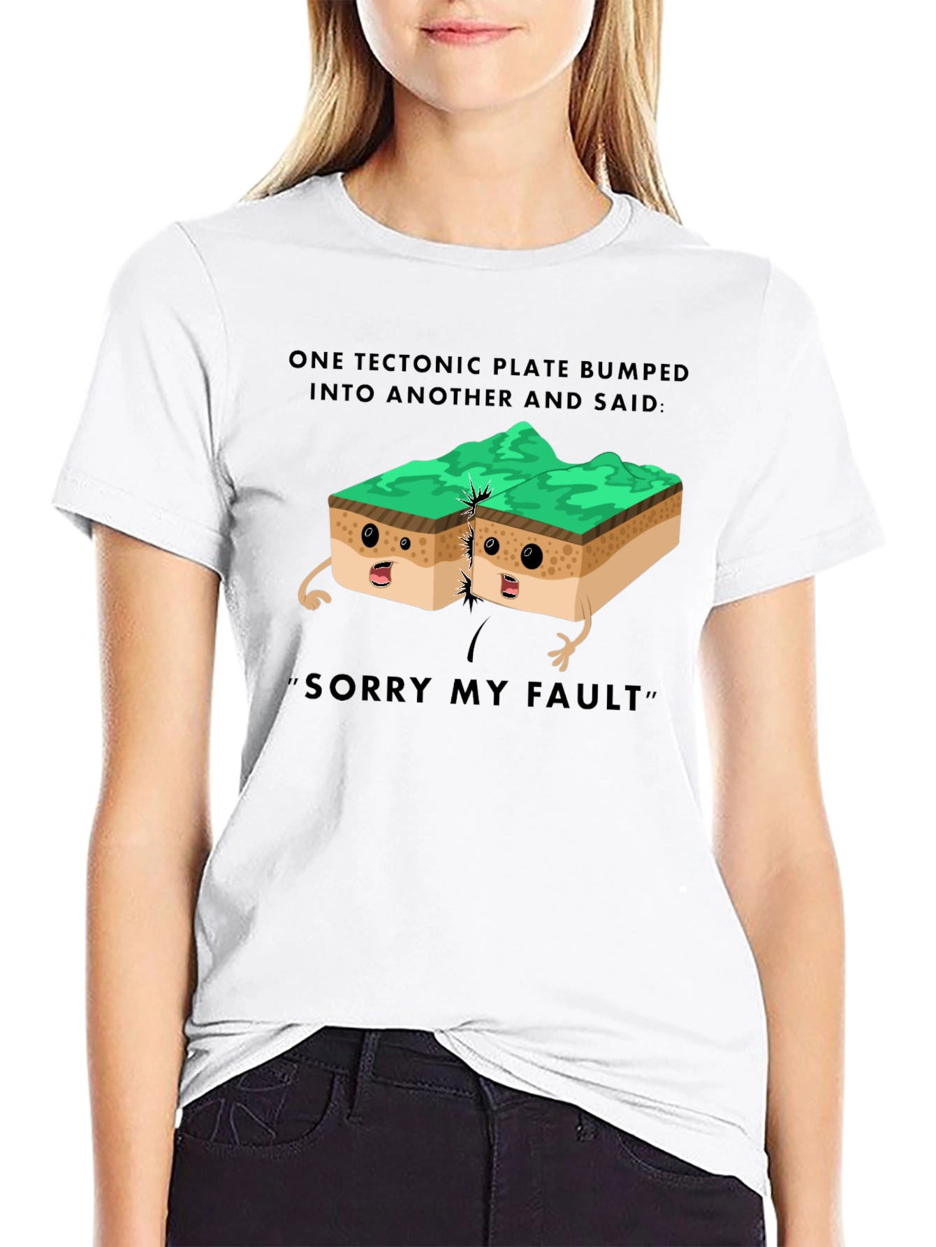 Tectonic Plate Humor T-Shirt Geology Pun Tee